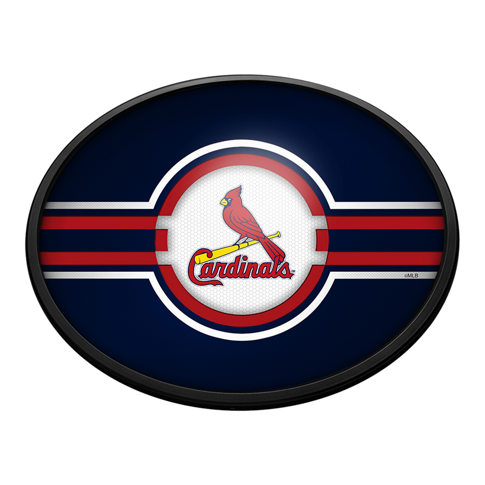 St. Louis Cardinals: Oval Slimline Lighted Wall Sign