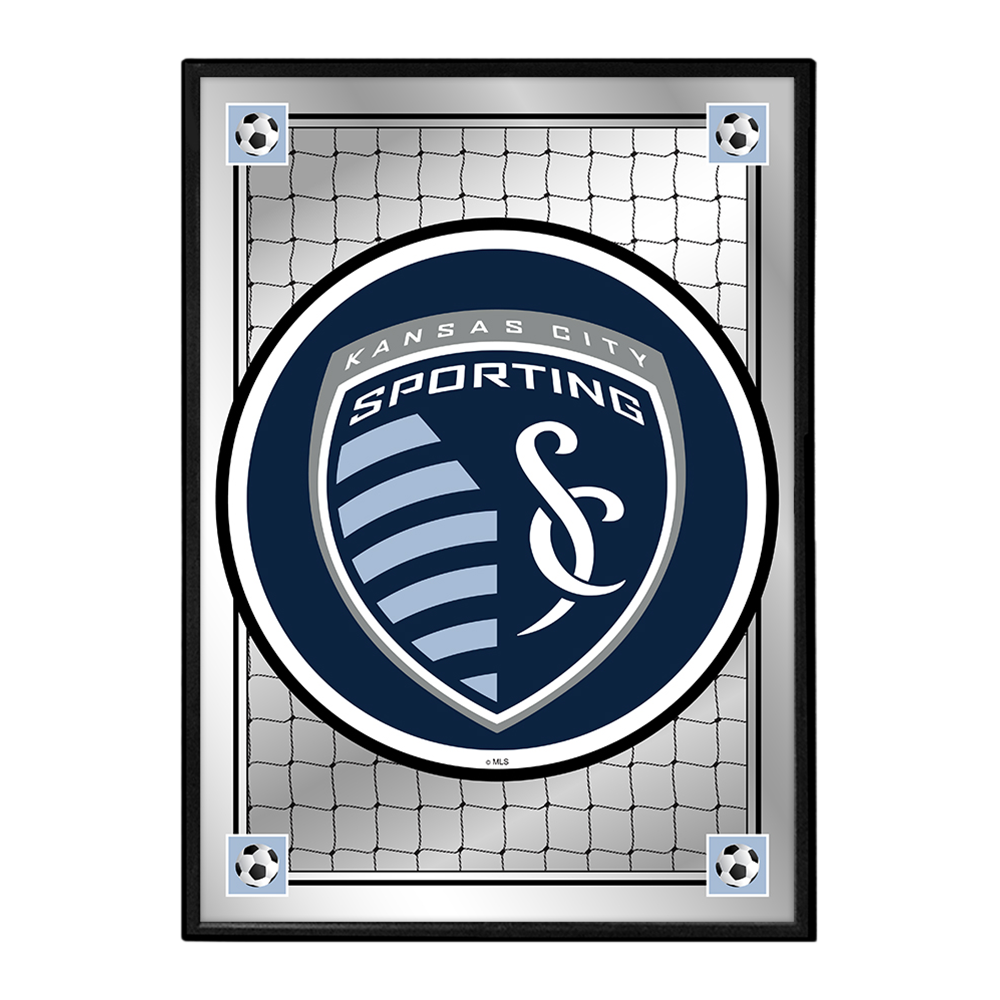 Sporting Kansas City: Team Spirit - Framed Mirrored Wall Sign