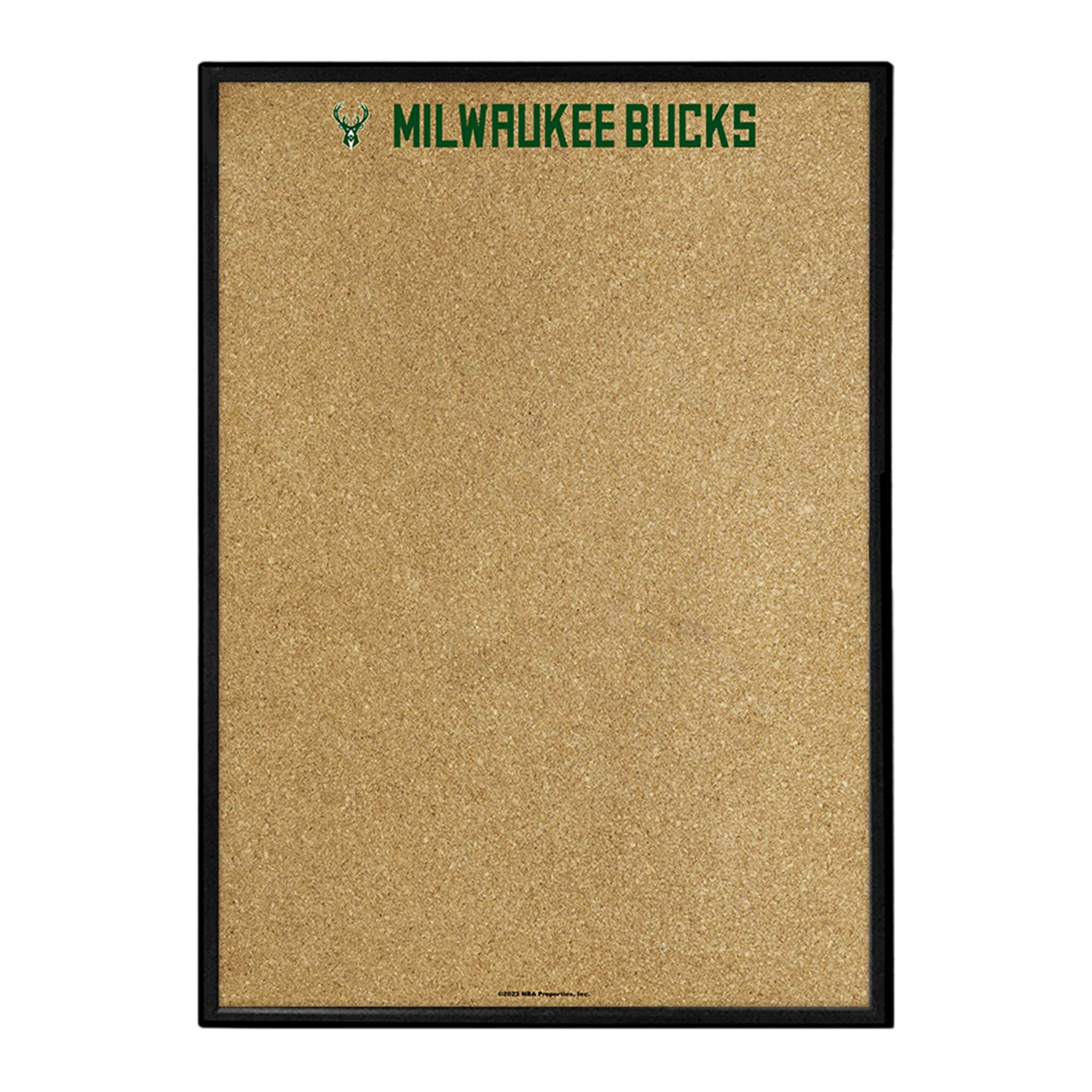 Milwaukee Bucks: Framed Corkboard