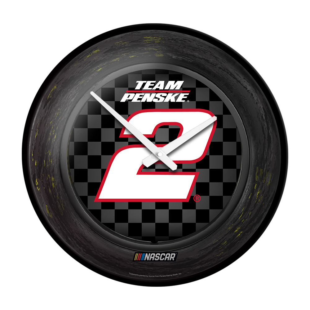 Austin Cindric: Tire Framed - Modern Disc Wall Clock