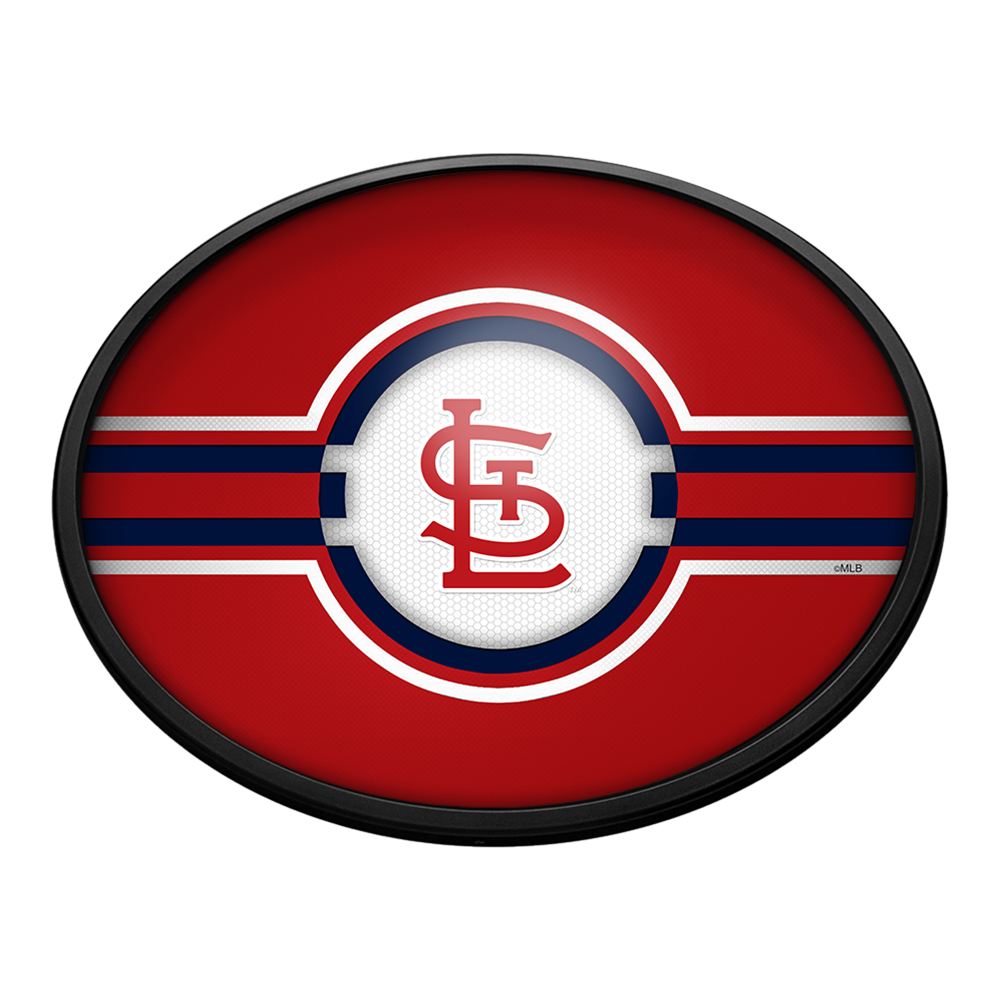 St. Louis Cardinals: Logo - Oval Slimline Lighted Wall Sign