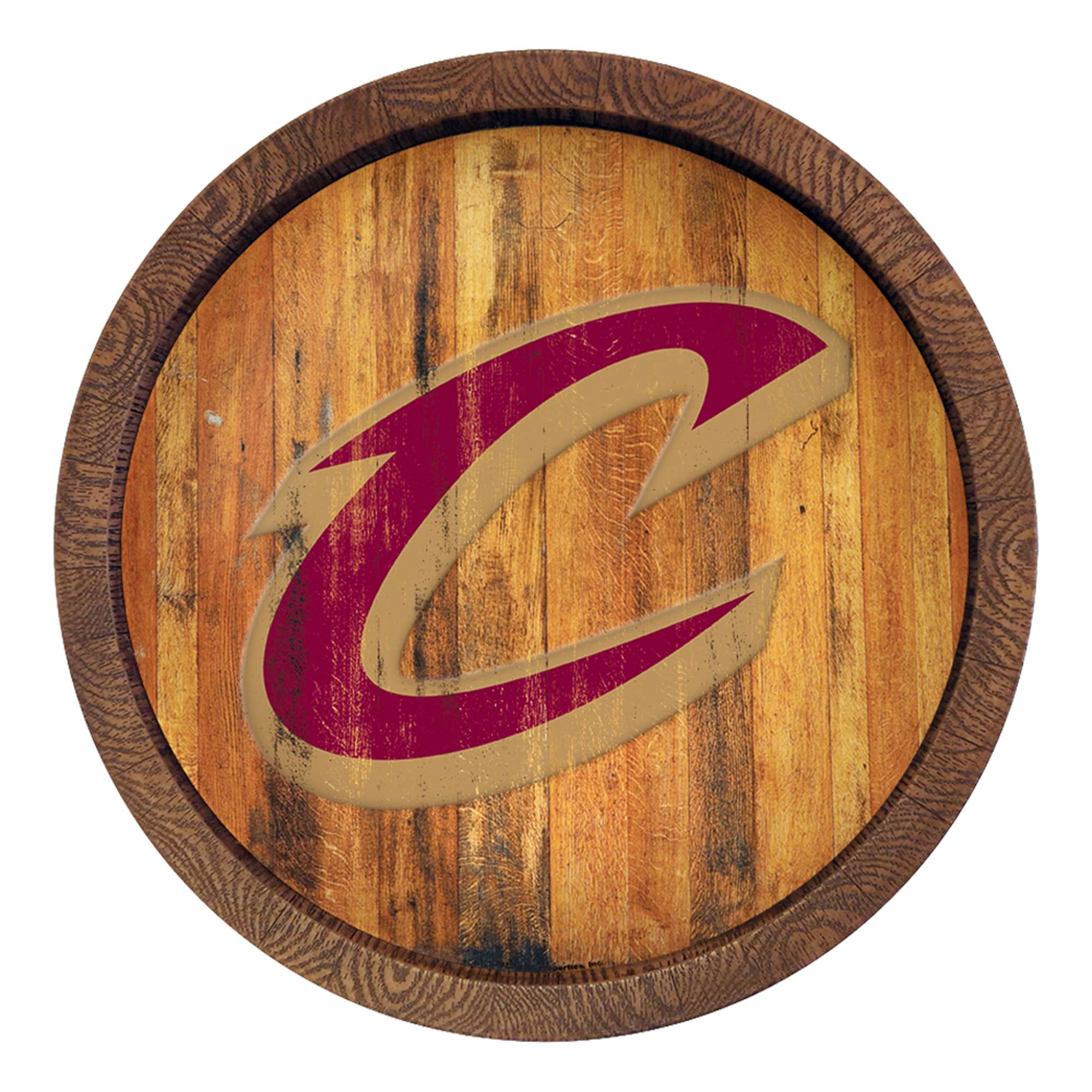Cleveland Cavaliers: "Faux" Barrel Top Sign    