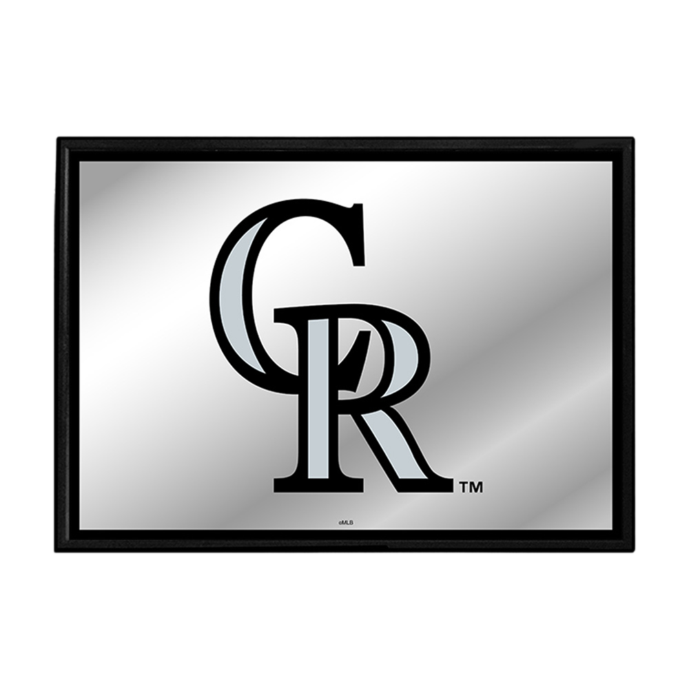 Colorado Rockies Framed Mirrored Wall Sign  