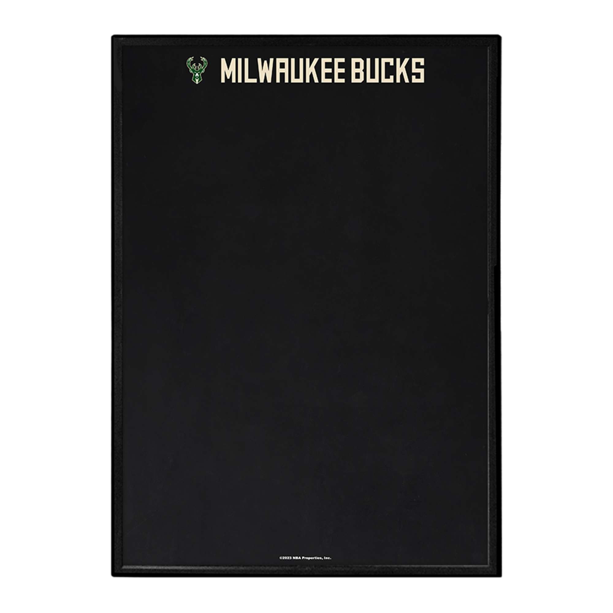 Milwaukee Bucks: Framed Chalkboard    