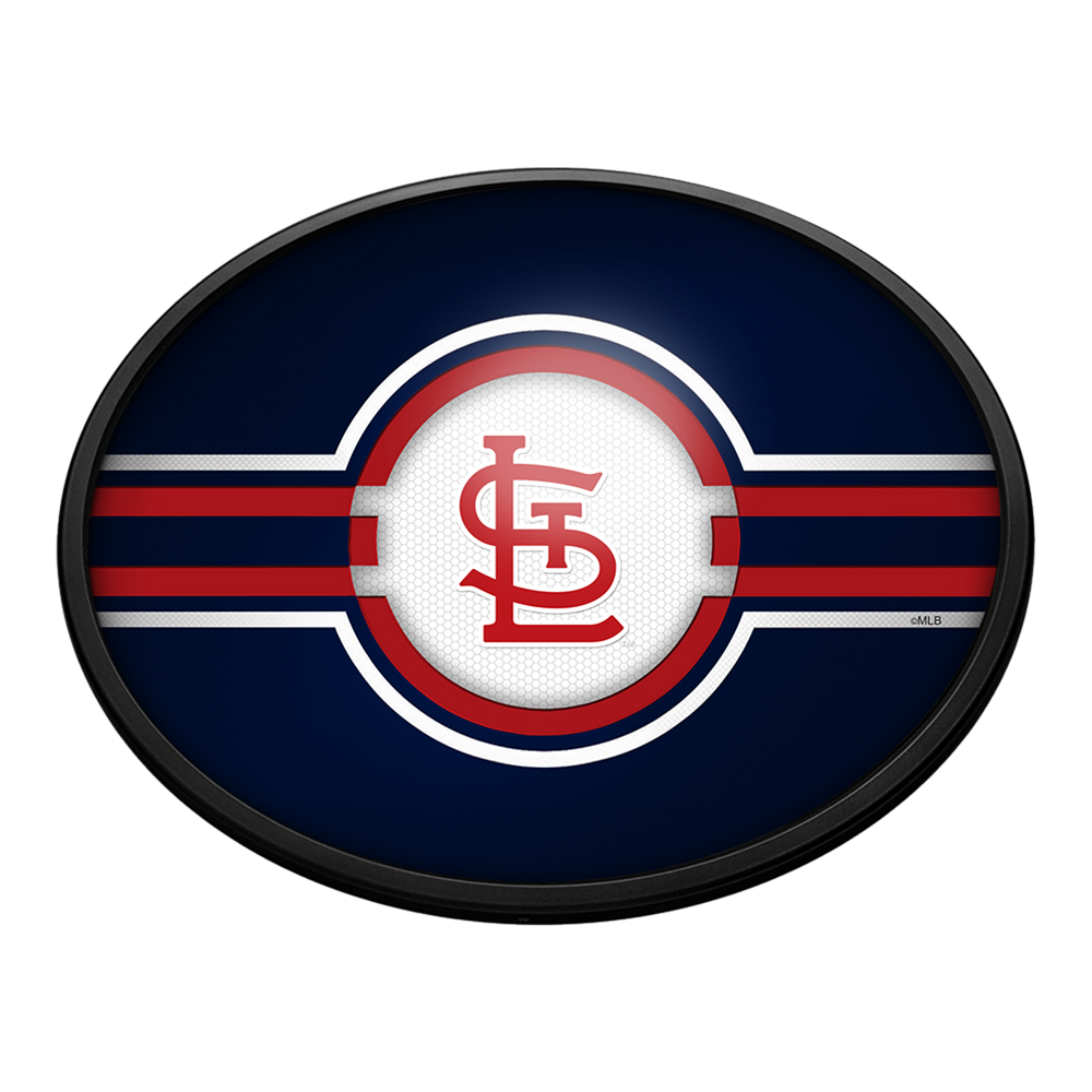 St. Louis Cardinals: Logo - Oval Slimline Lighted Wall Sign