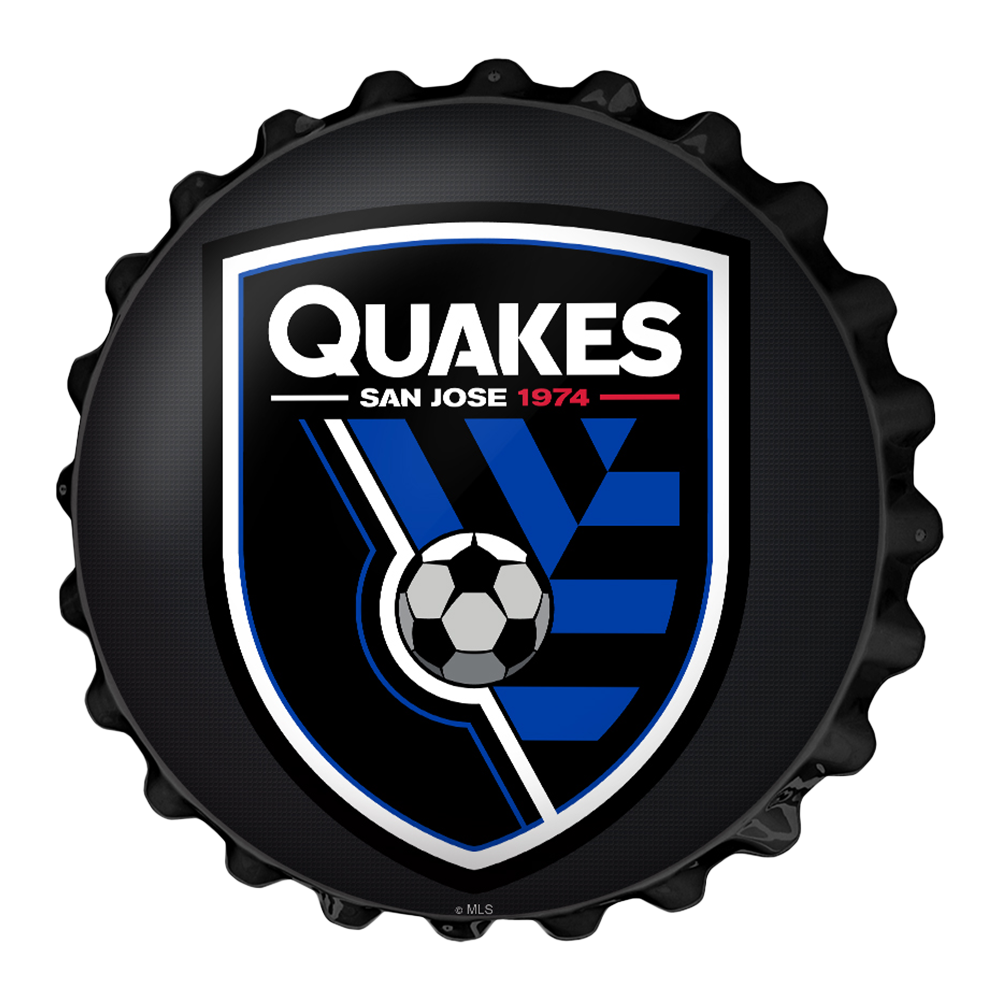San Jose Earthquakes: Bottle Cap Wall Sign