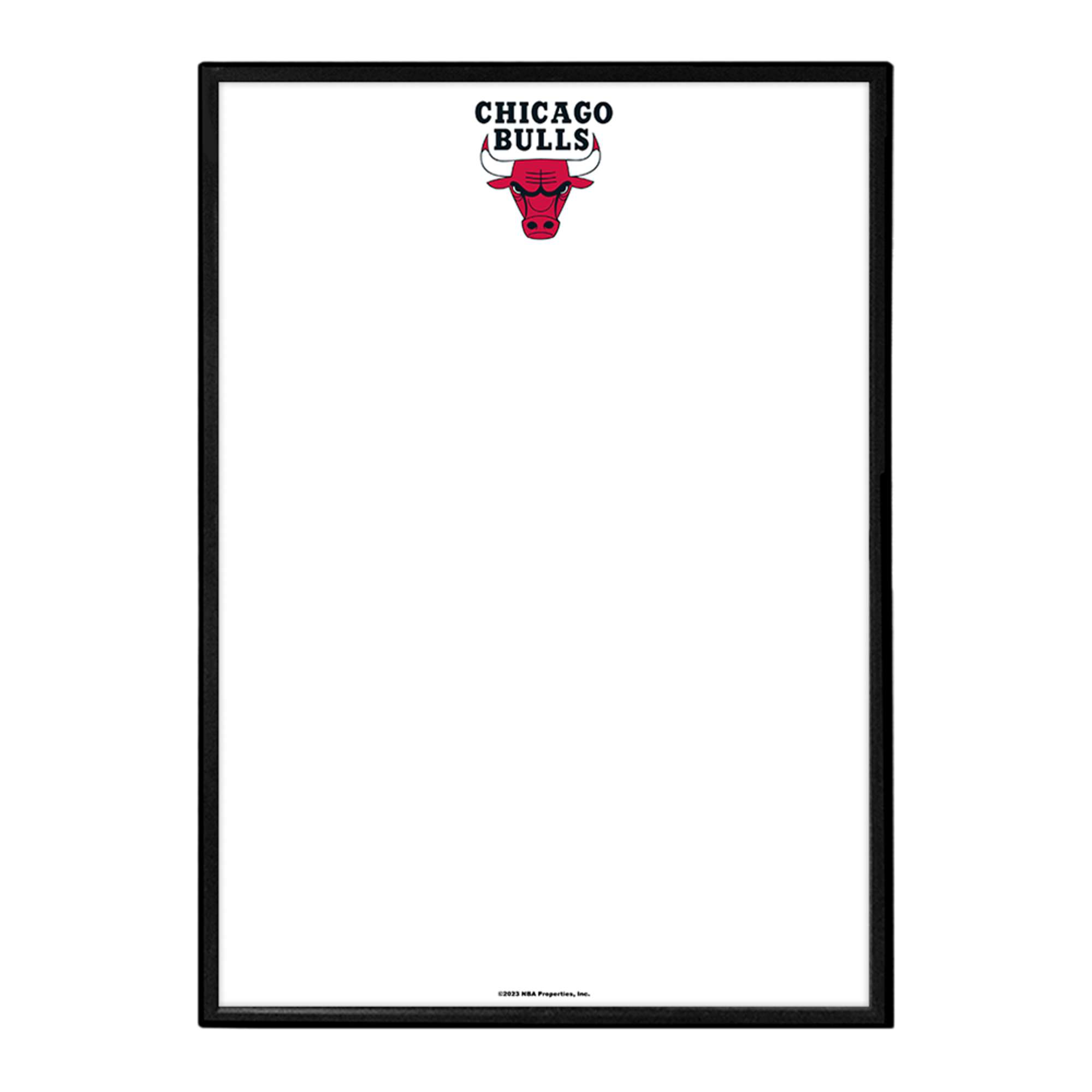Chicago Bulls: Framed Dry Erase Wall Sign