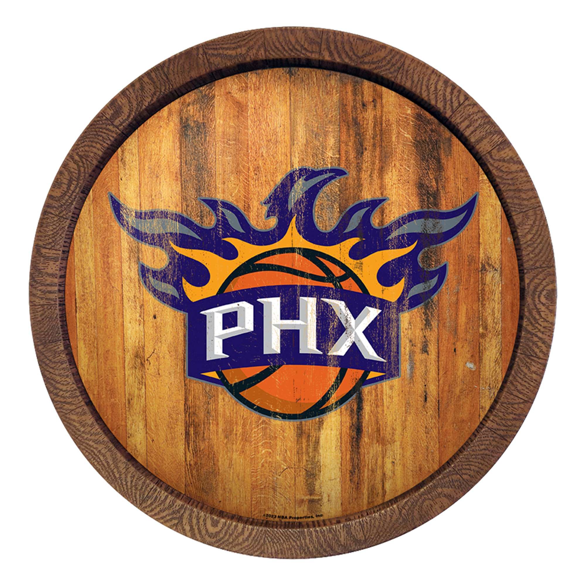 Phoenix Suns: Logo - "Faux" Barrel Top Sign    