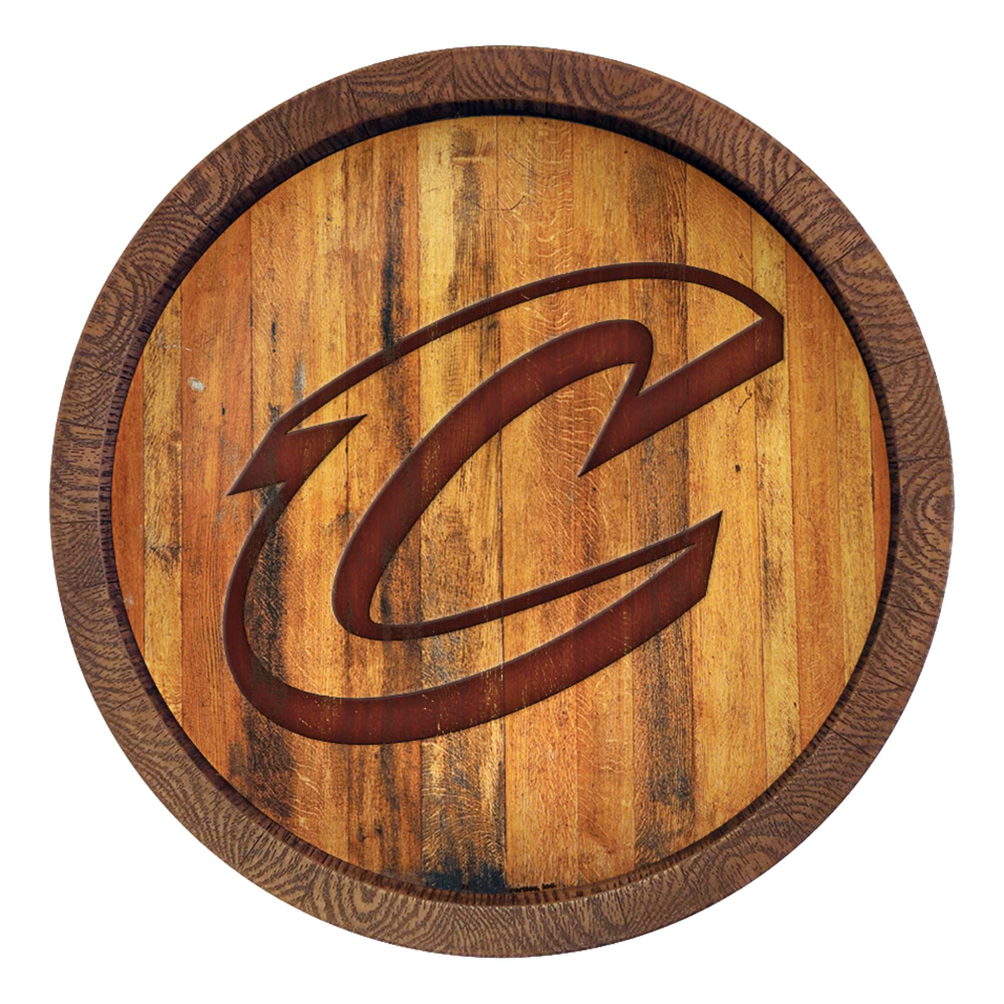 Cleveland Cavaliers: "Faux" Barrel Top Sign    