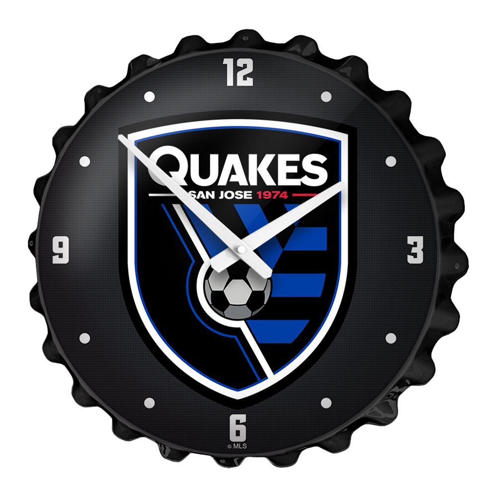 San Jose Earthquakes: Bottle Cap Wall Clock  