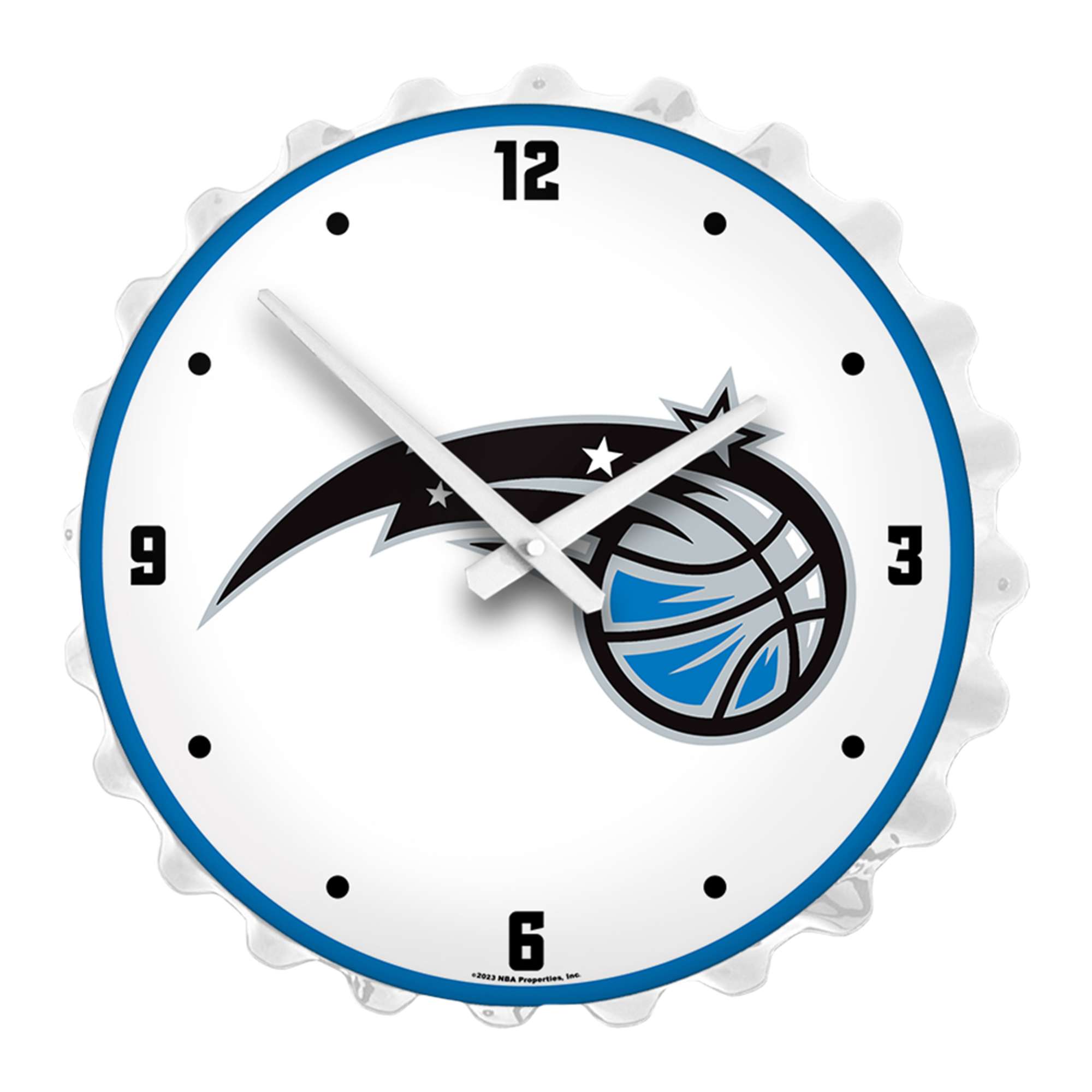 Orlando Magic: Bottle Cap Lighted Wall Clock