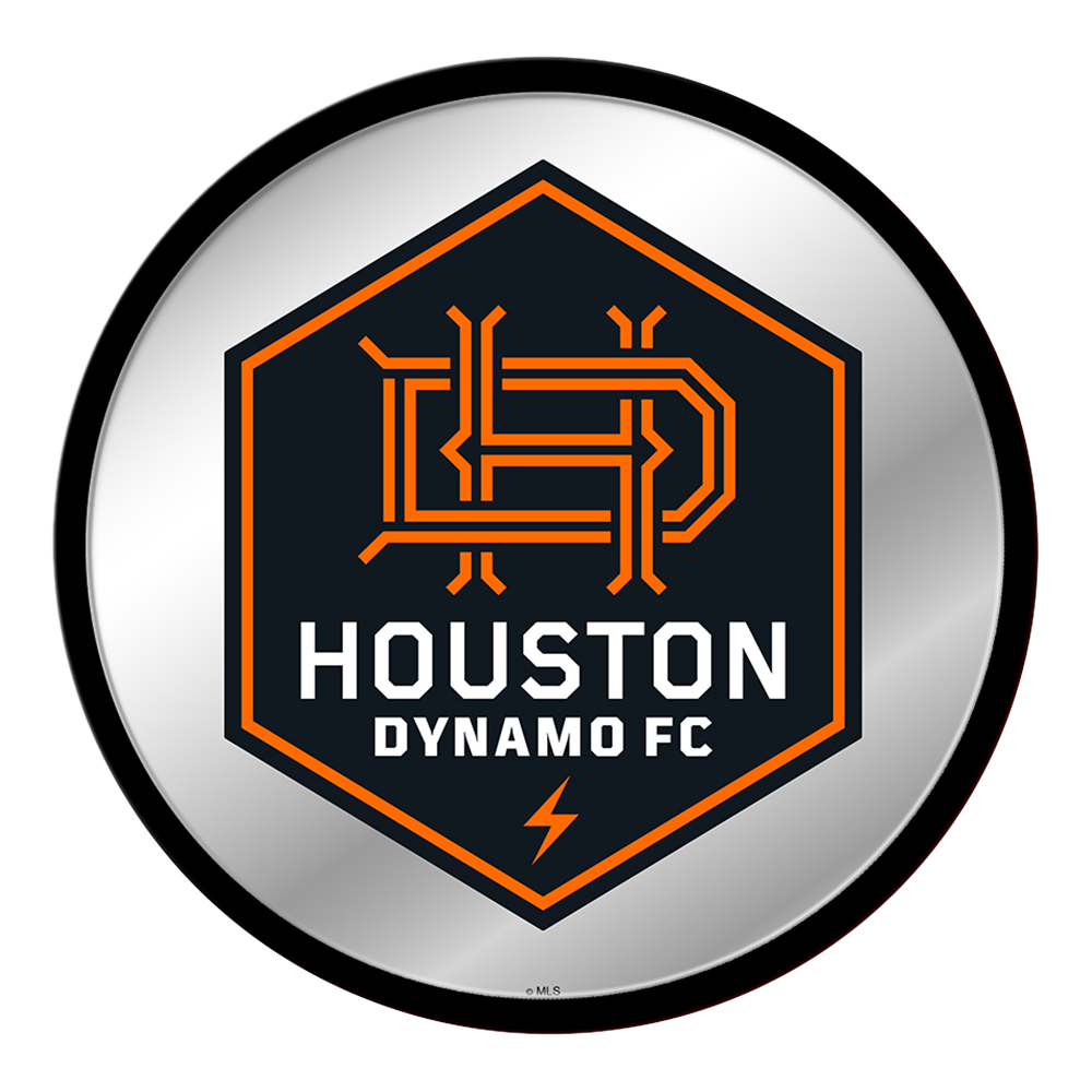 Houston Dynamo: Modern Disc Mirrored Wall Sign