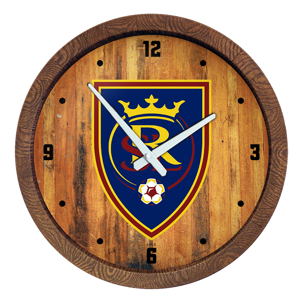 Real Salt Lake: "Faux" Barrel Top Clock  