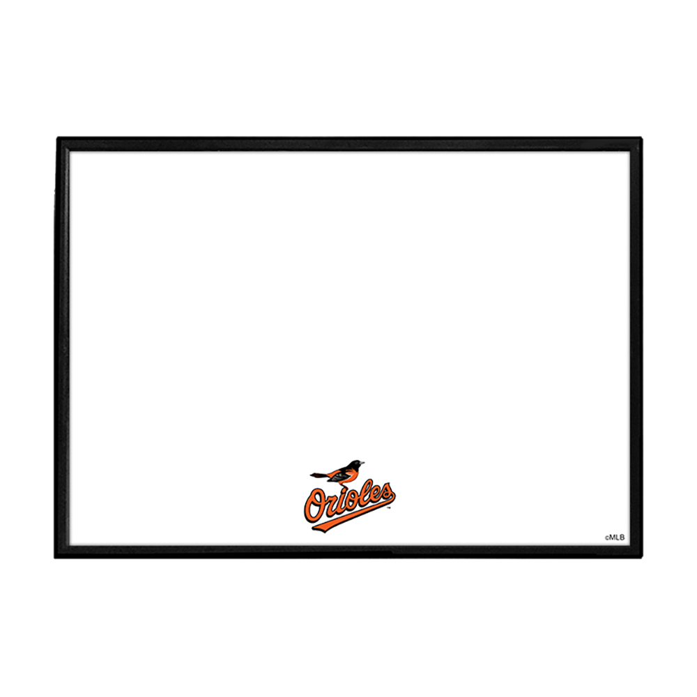 Baltimore Orioles Framed Dry Erase Wall Sign  