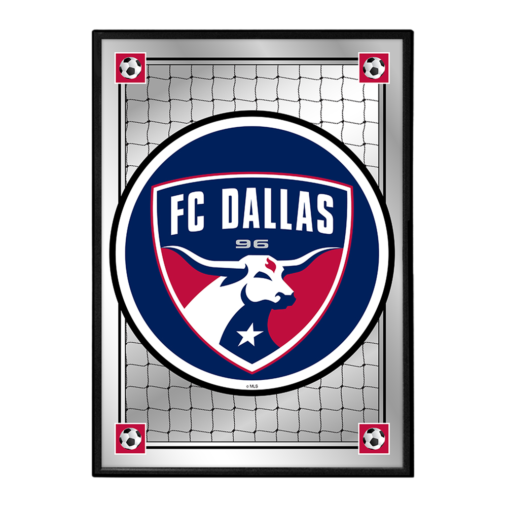 FC Dallas: Team Spirit - Framed Mirrored Wall Sign