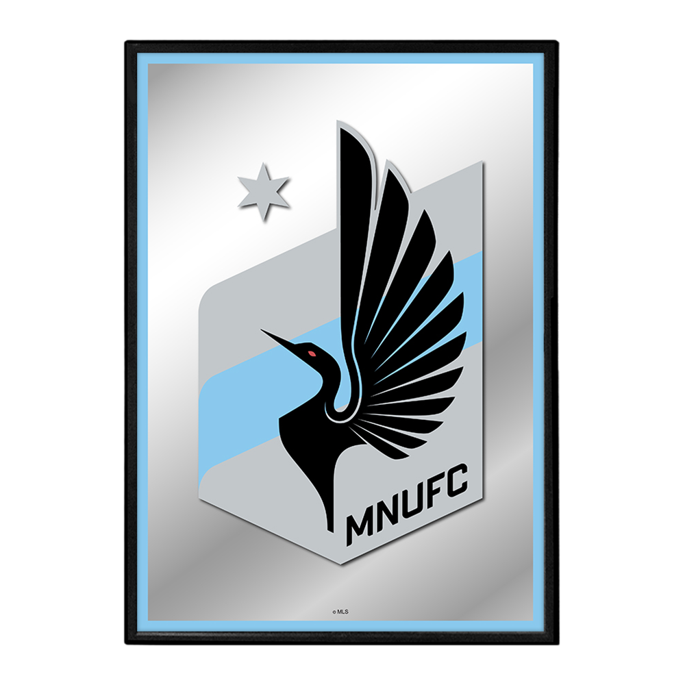 Minnesota United FC: Framed Mirrored Wall Sign