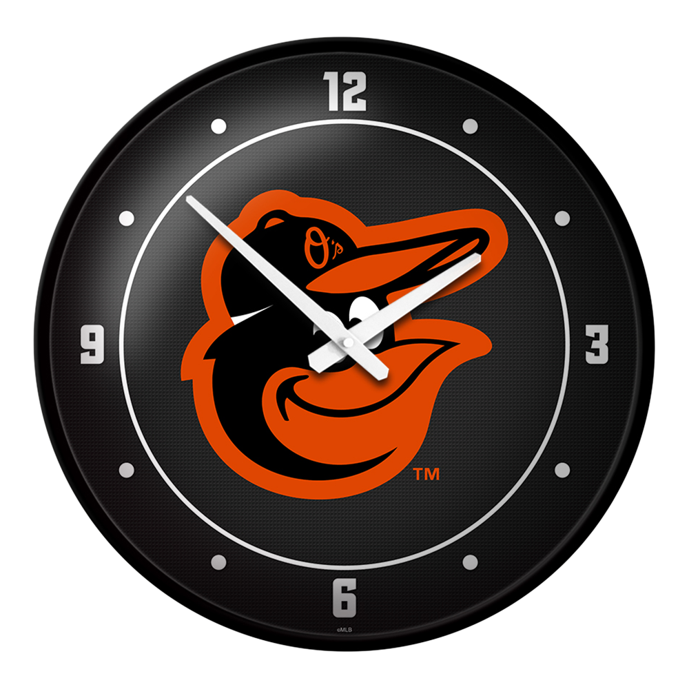 Baltimore Orioles: Logo - Modern Disc Wall Clock   