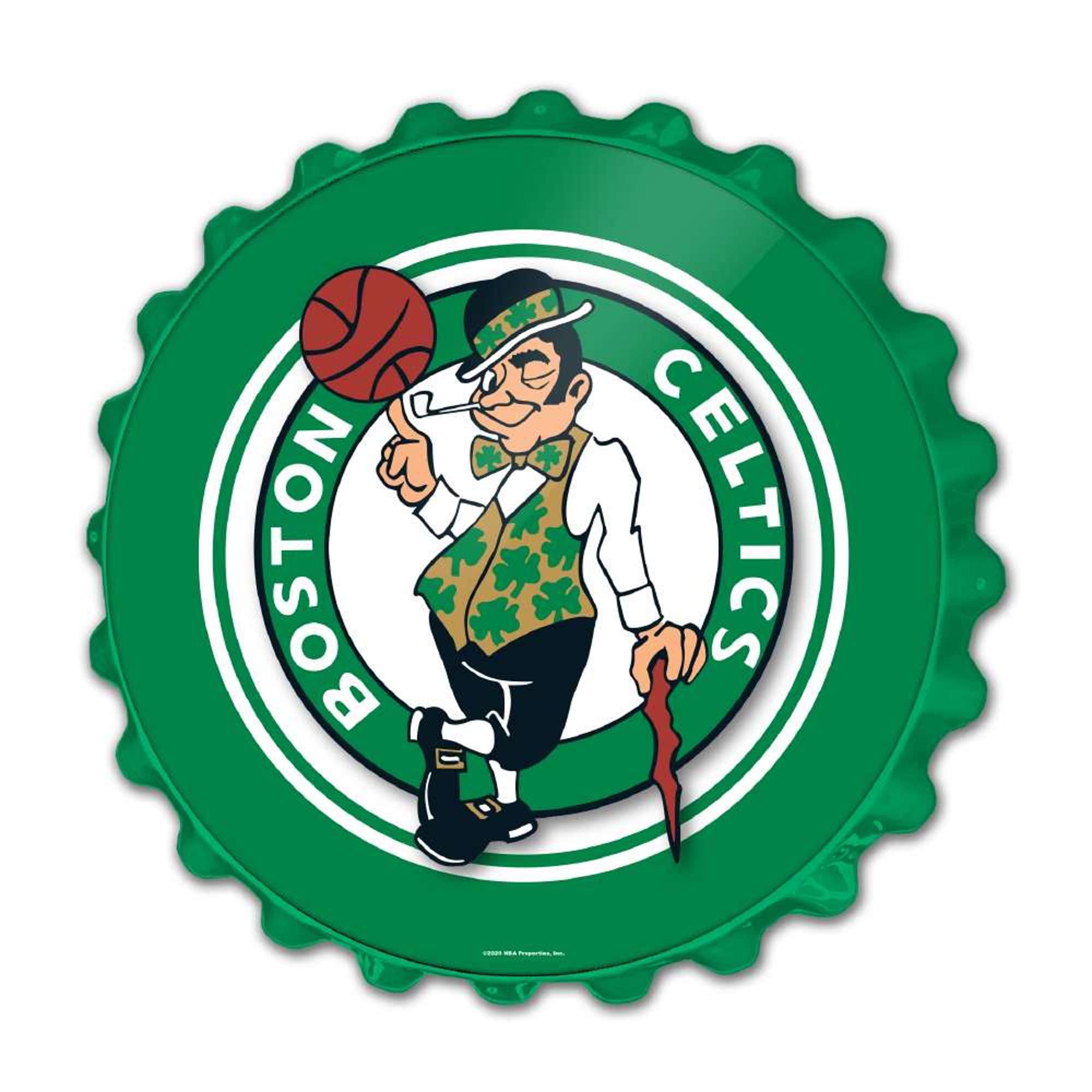 Boston Celtics: Bottle Cap Wall Sign