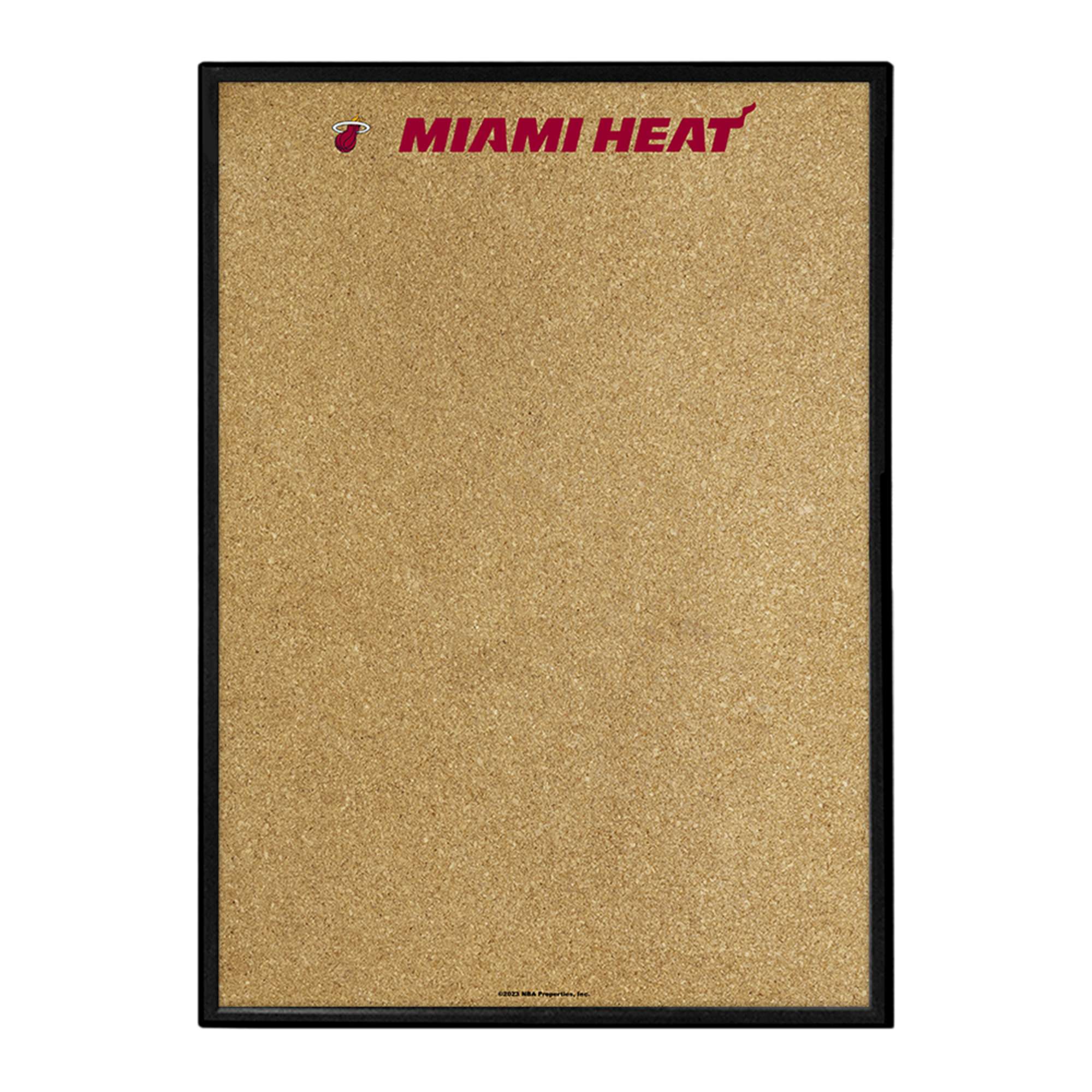 Miami Heat: Framed Corkboard