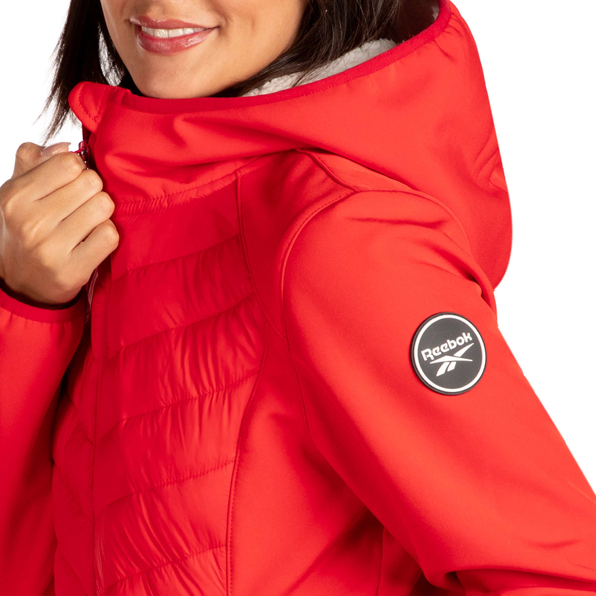 Chamarra acolchada combinada con softshell image number 3
