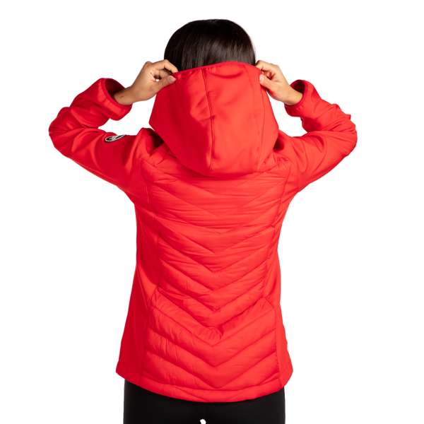 Chamarra acolchada combinada con softshell Chamarra acolchada combinada con softshell