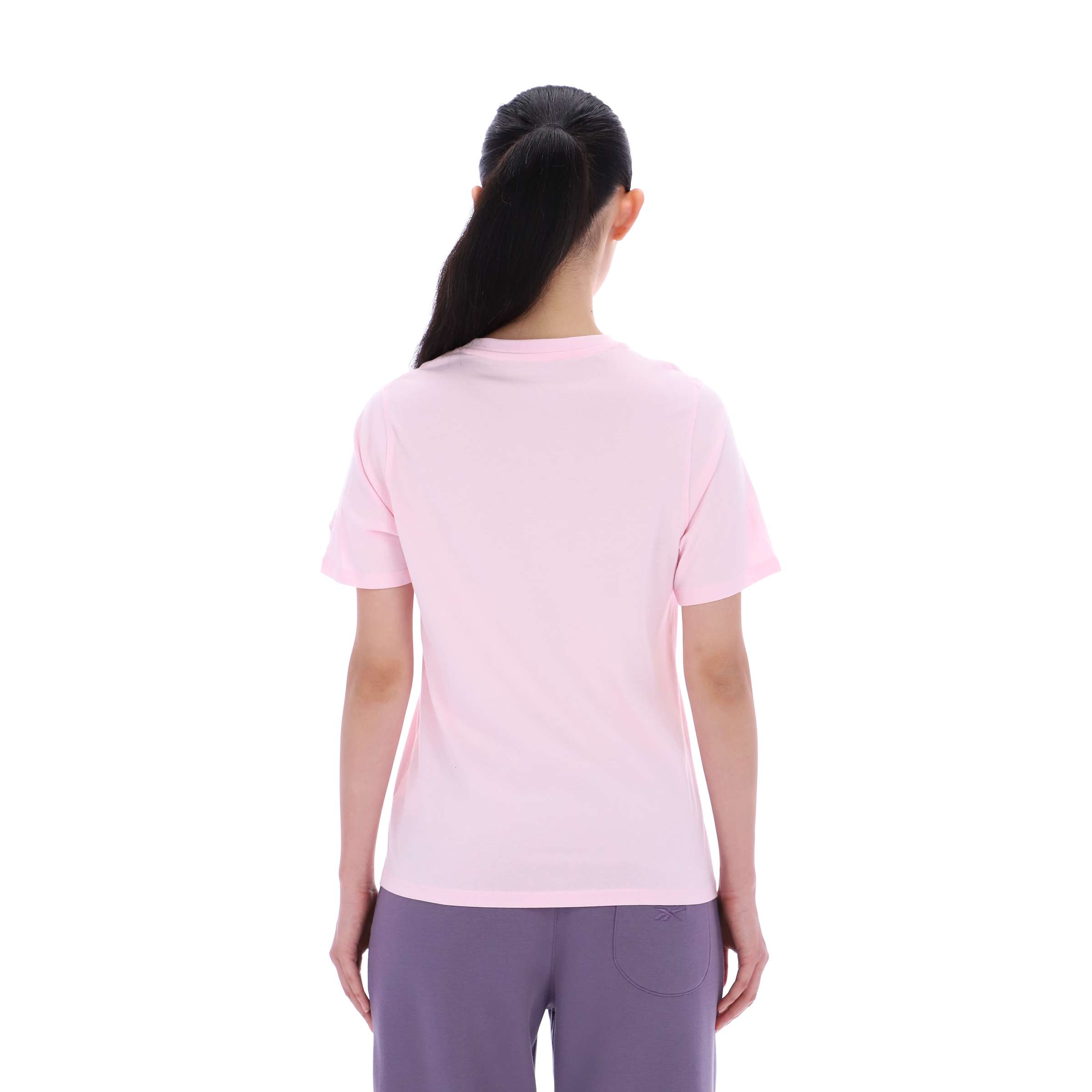 Playera Audrey logo tonal cuello redondo