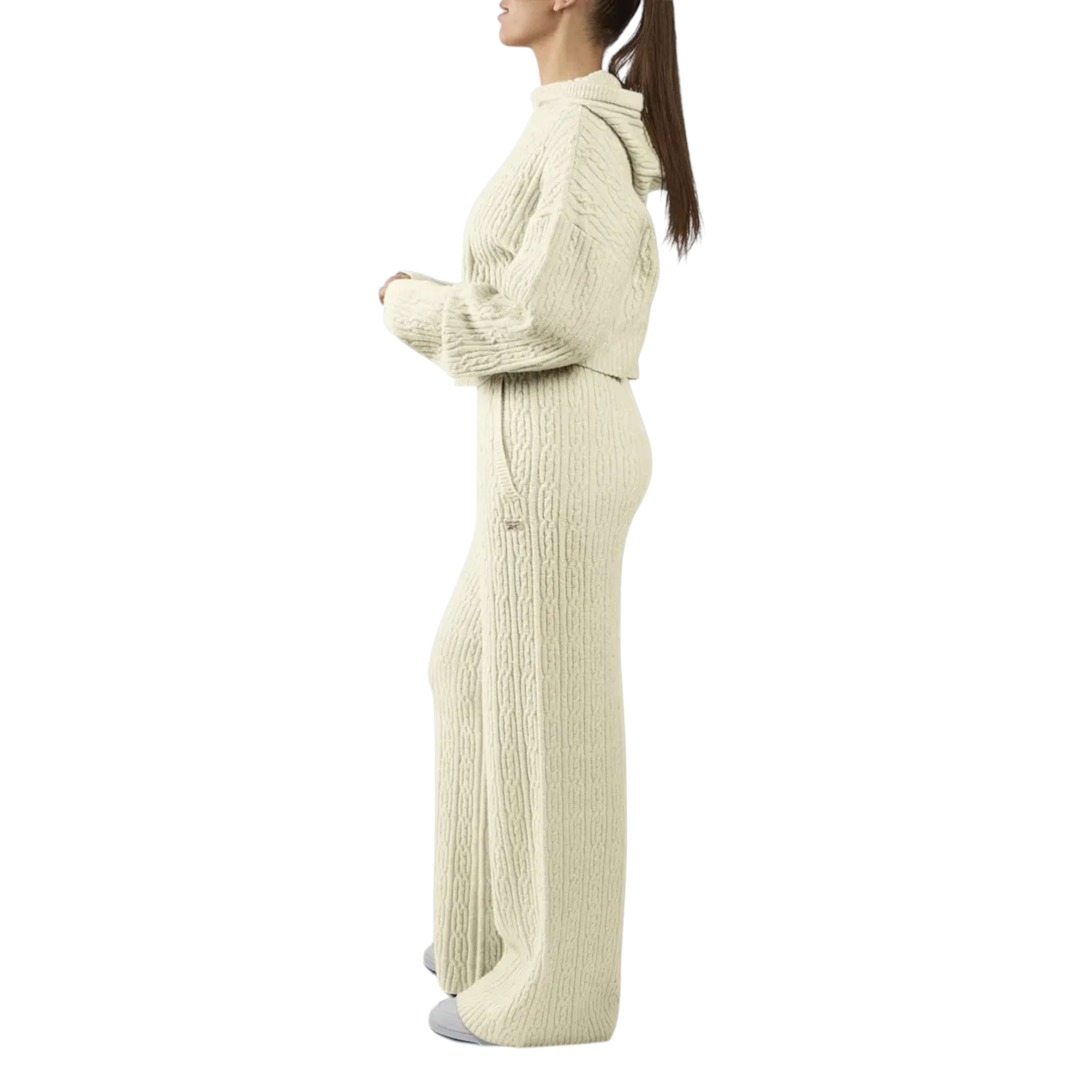 Pantal&oacute;n Elevated Athletic Cable Knit Track Pants