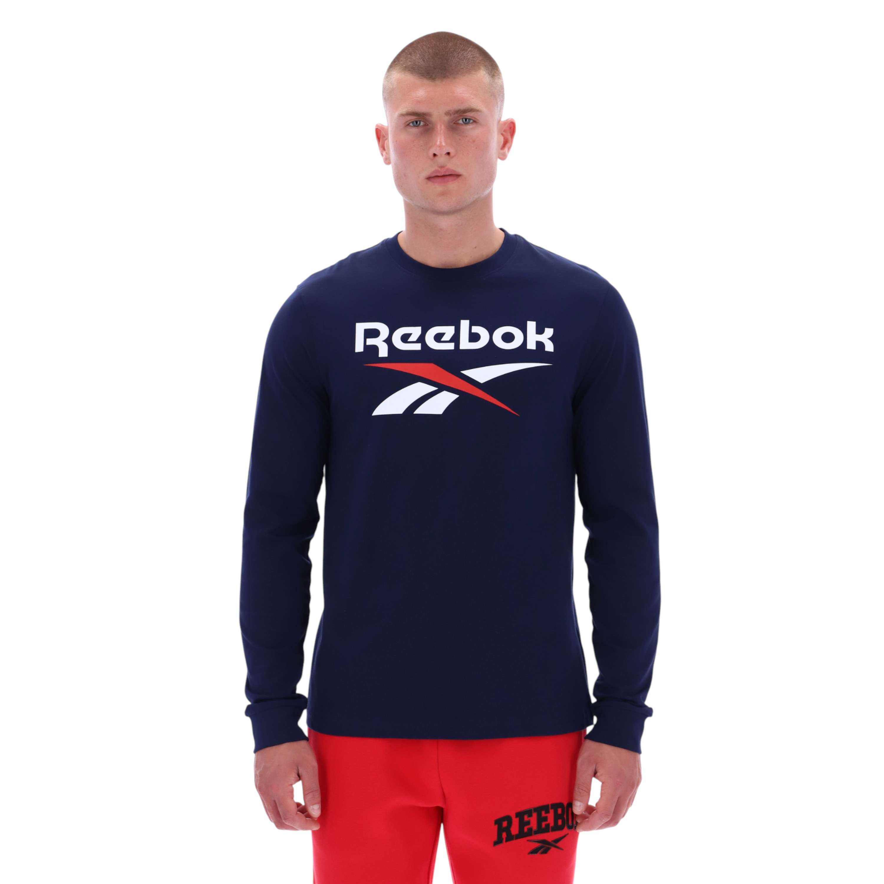 Playera Remi Logo Grande Manga Larga