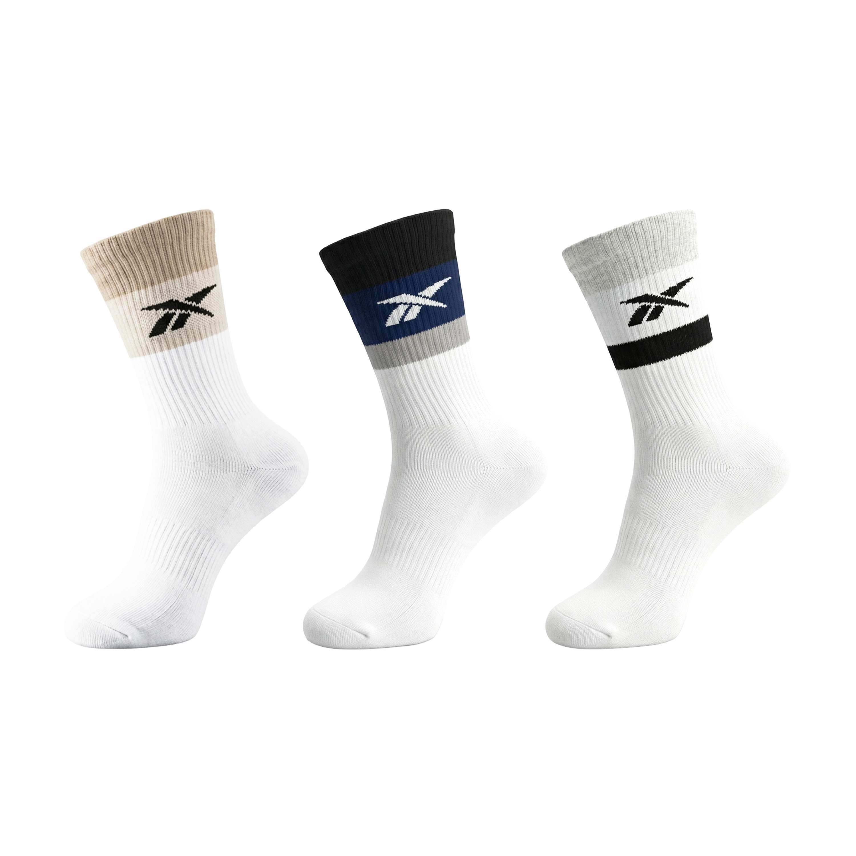 Calcetines Men 3 Pack Mid Crew Multicolor