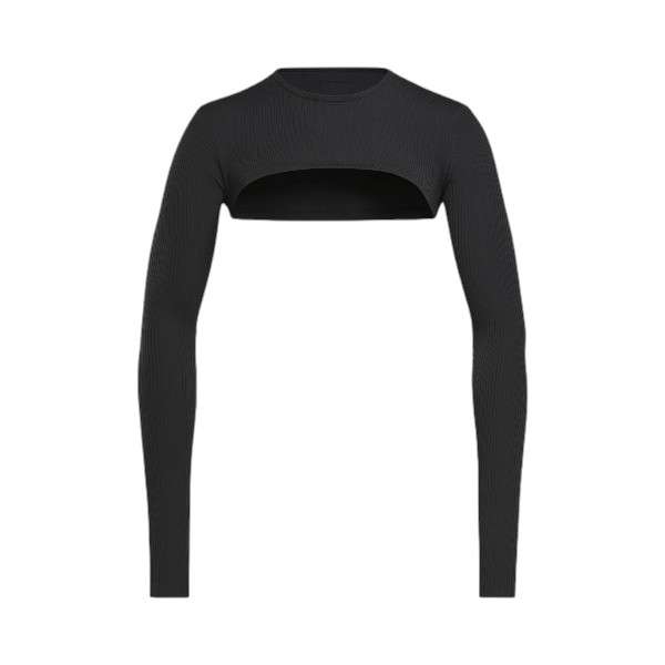 Crop Top Training Rib Shrug image number 3