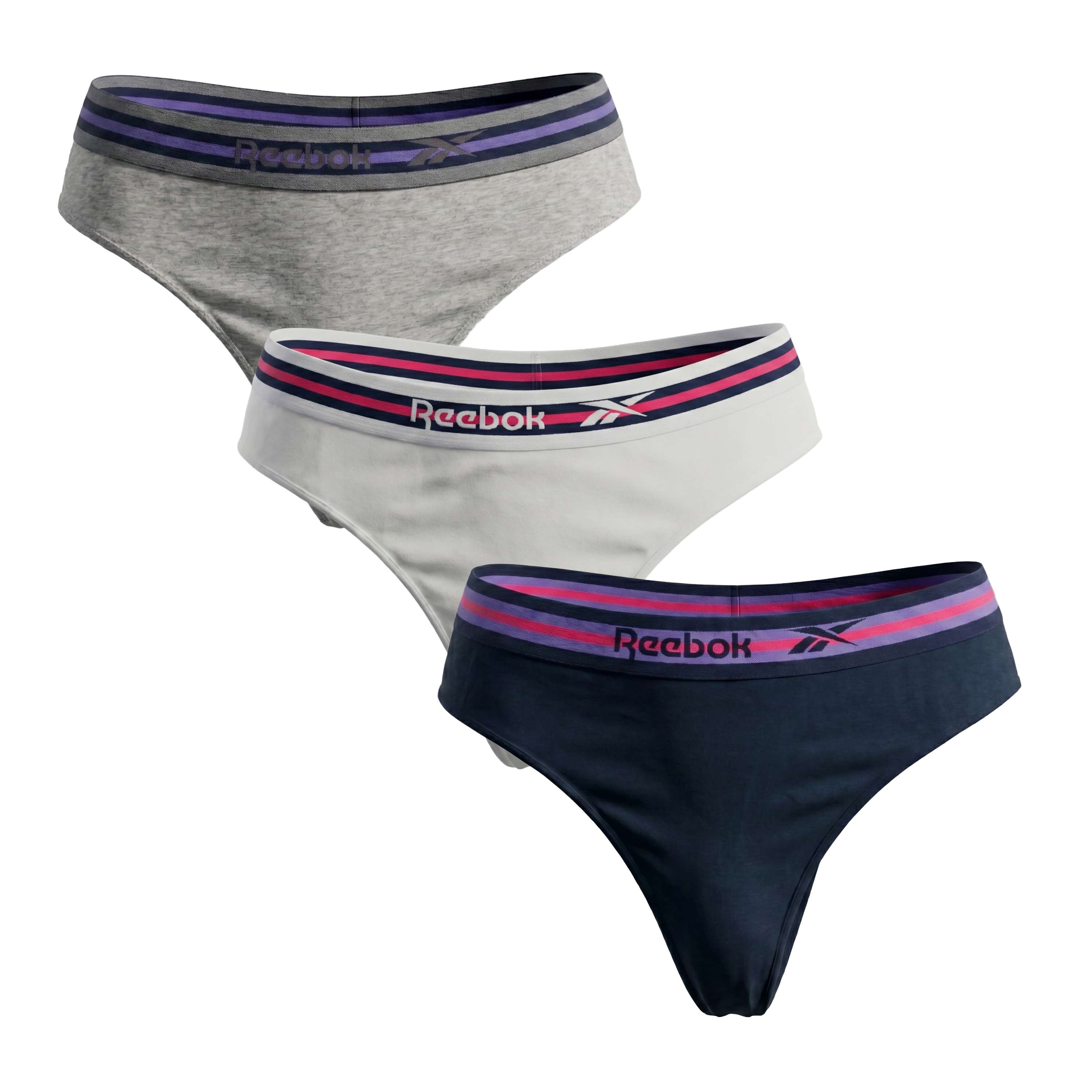 Tanga Cl&aacute;sica Pack 3 pzas Multicolor