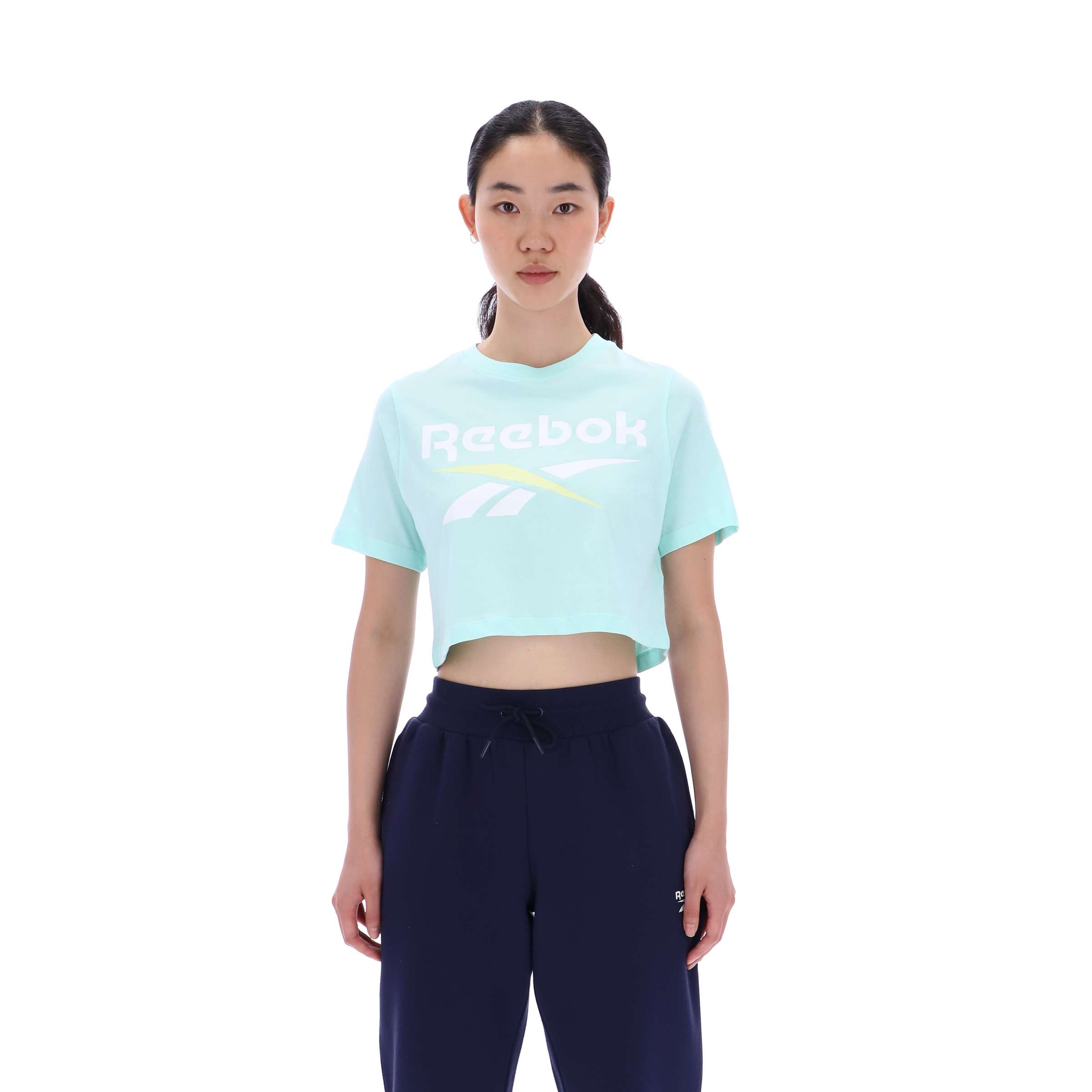 Playera Sadie logo bicolor crop image number 1
