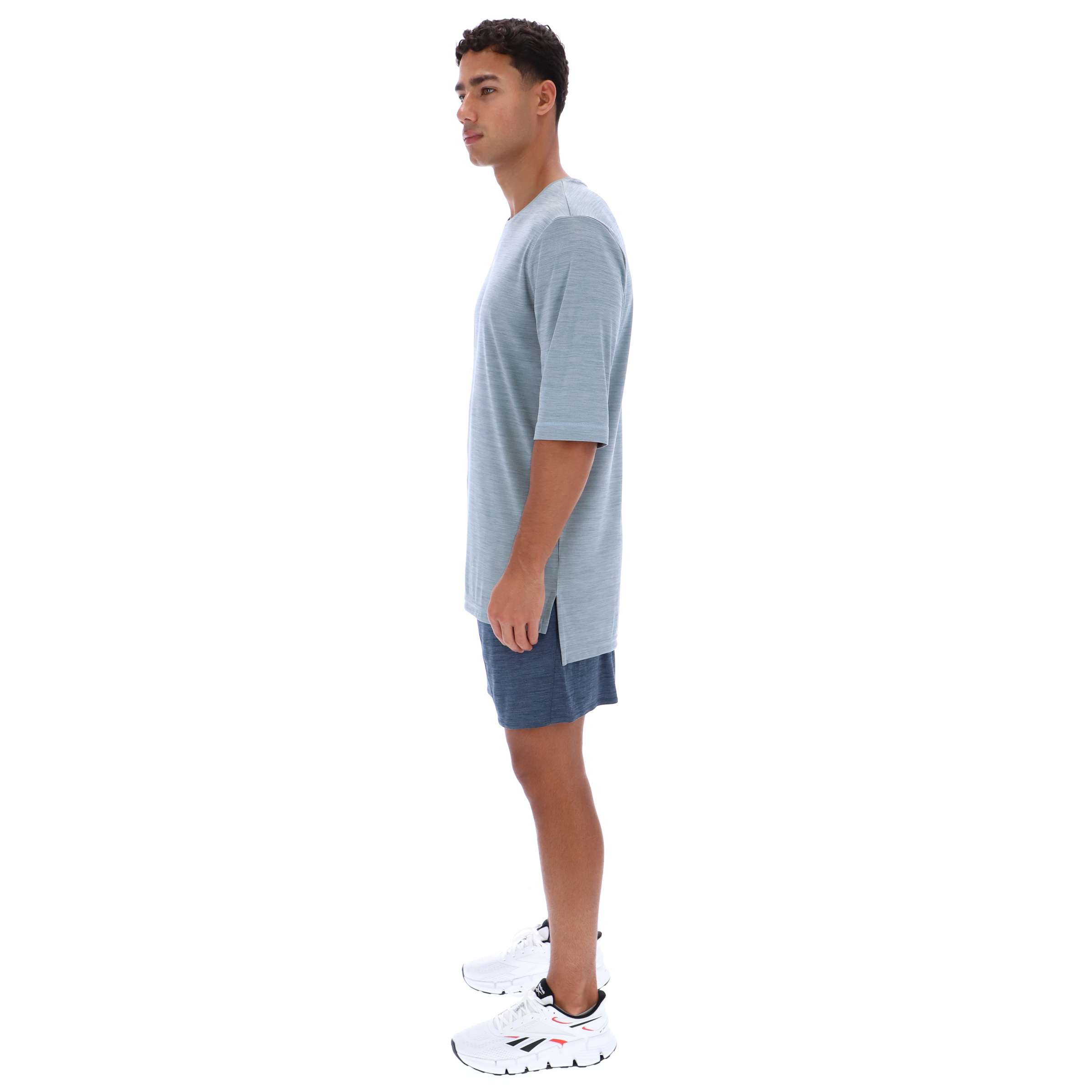 Playera larga relajada de yoga image number 4
