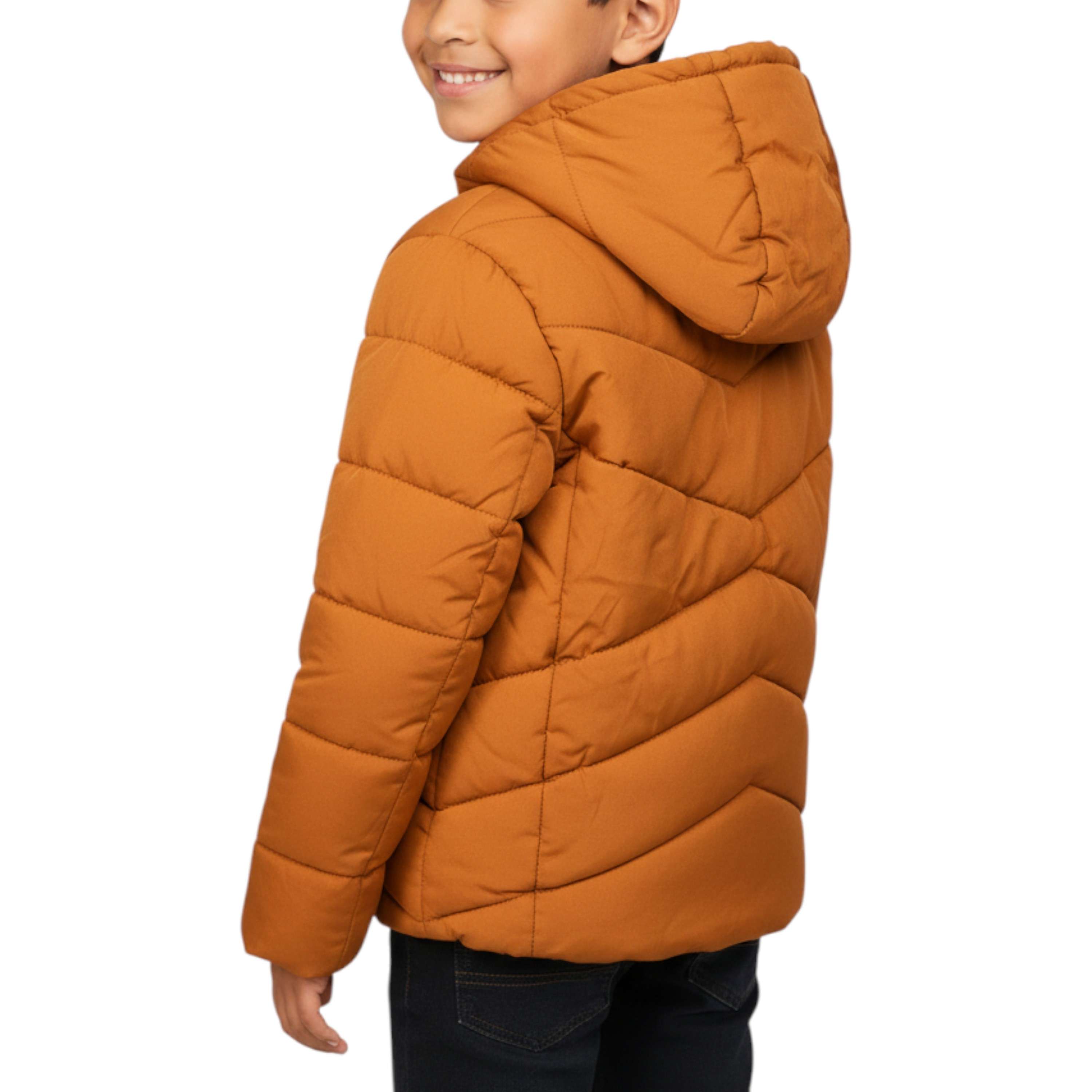 Chamarra puffer elástica