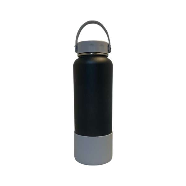 Termo de Agua de Boca Ancha con Funda de Silicona, 1200 ml Termo de Agua de Boca Ancha con Funda de Silicona, 1200 ml