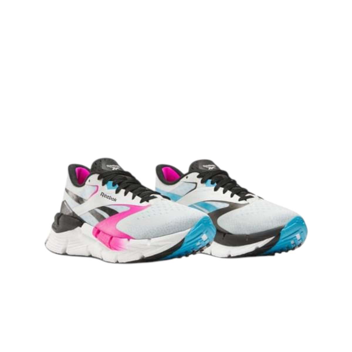 Los tenis Floatzig Symmetros Reebok con espuma Floatride Energy Foam que proporciona ligereza y retorno de energía.