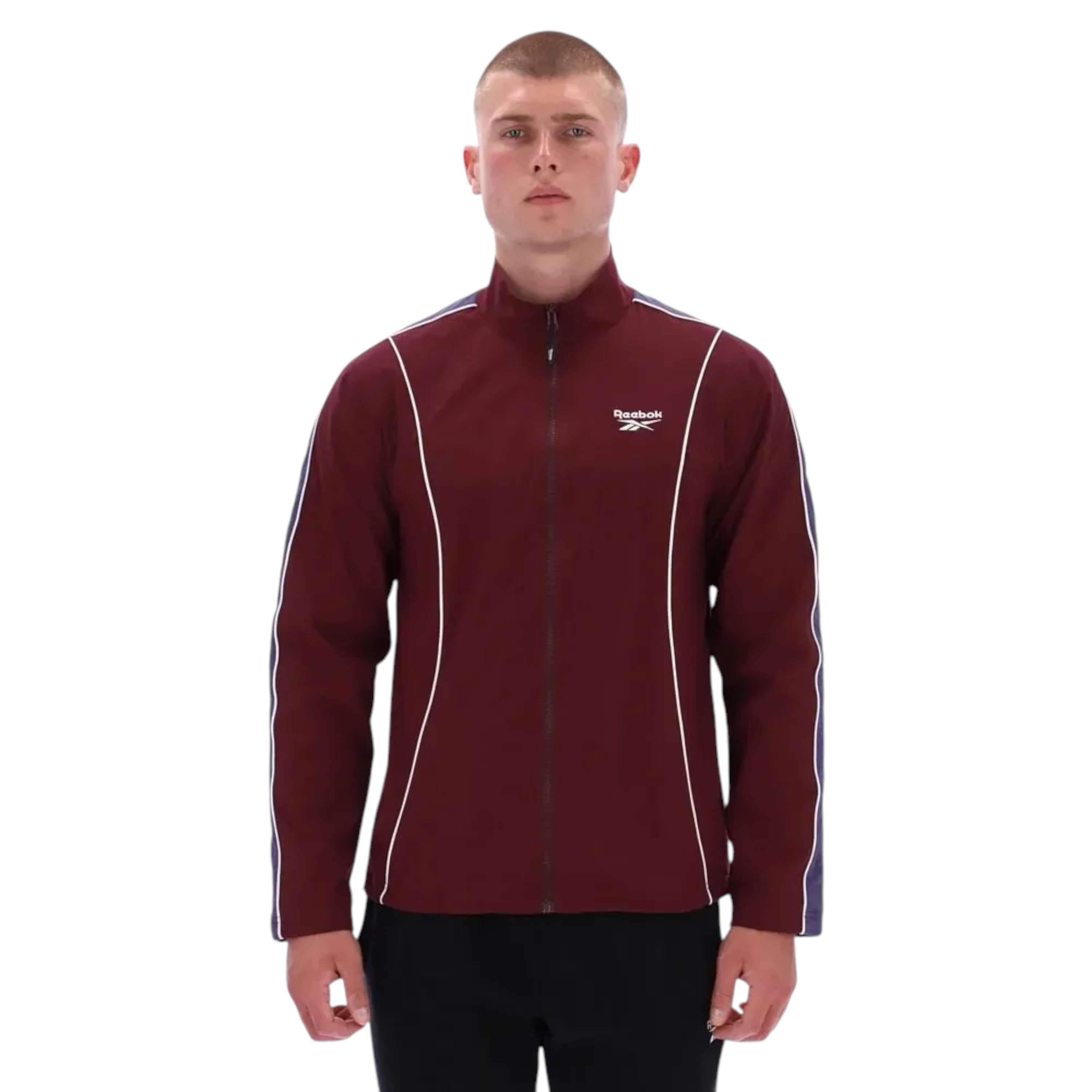 Chamarra tipo Track Jacket Cut And Sew