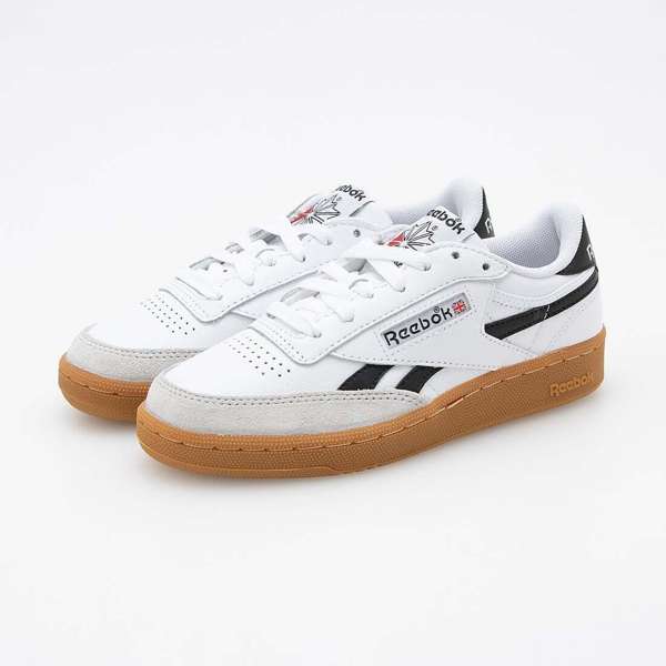Tenis Club C Revenge Vintage Tenis casuales inspirados en los años 80, con parte superior de cuero suave y rayas laterales de contraste.