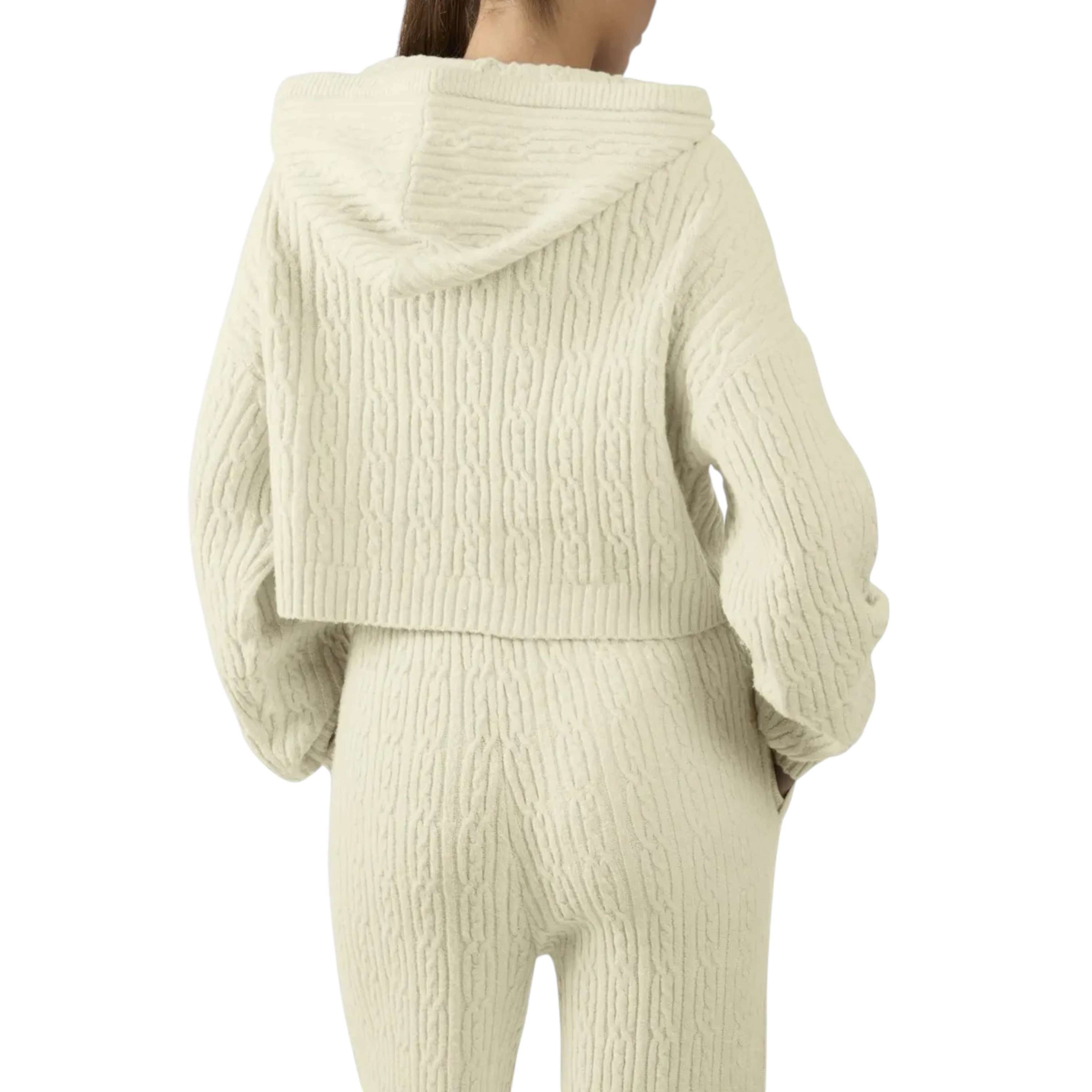 Sudadera Elevated Athletic Cable Knit Hoodie