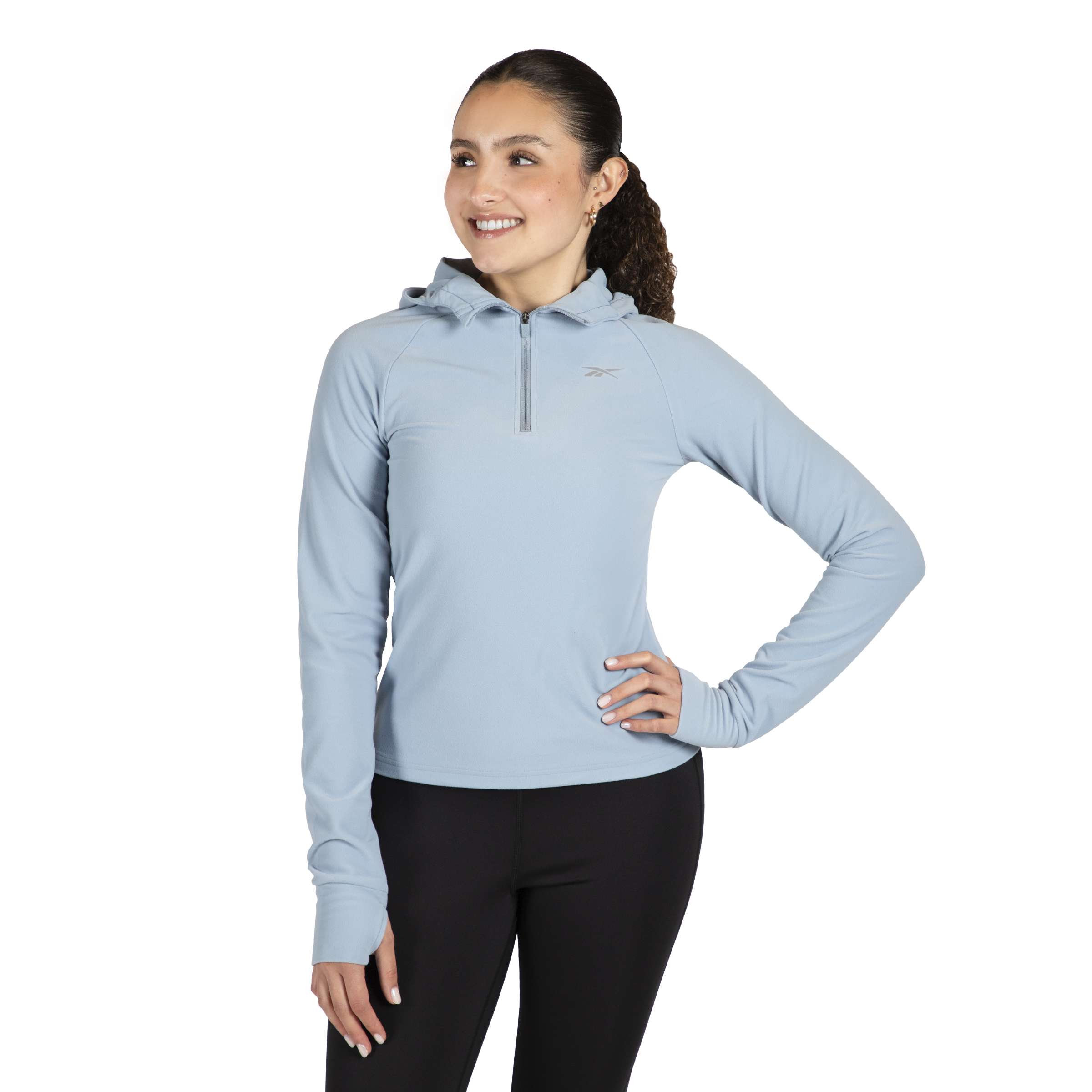 Sudadera media cremallera 3/4
