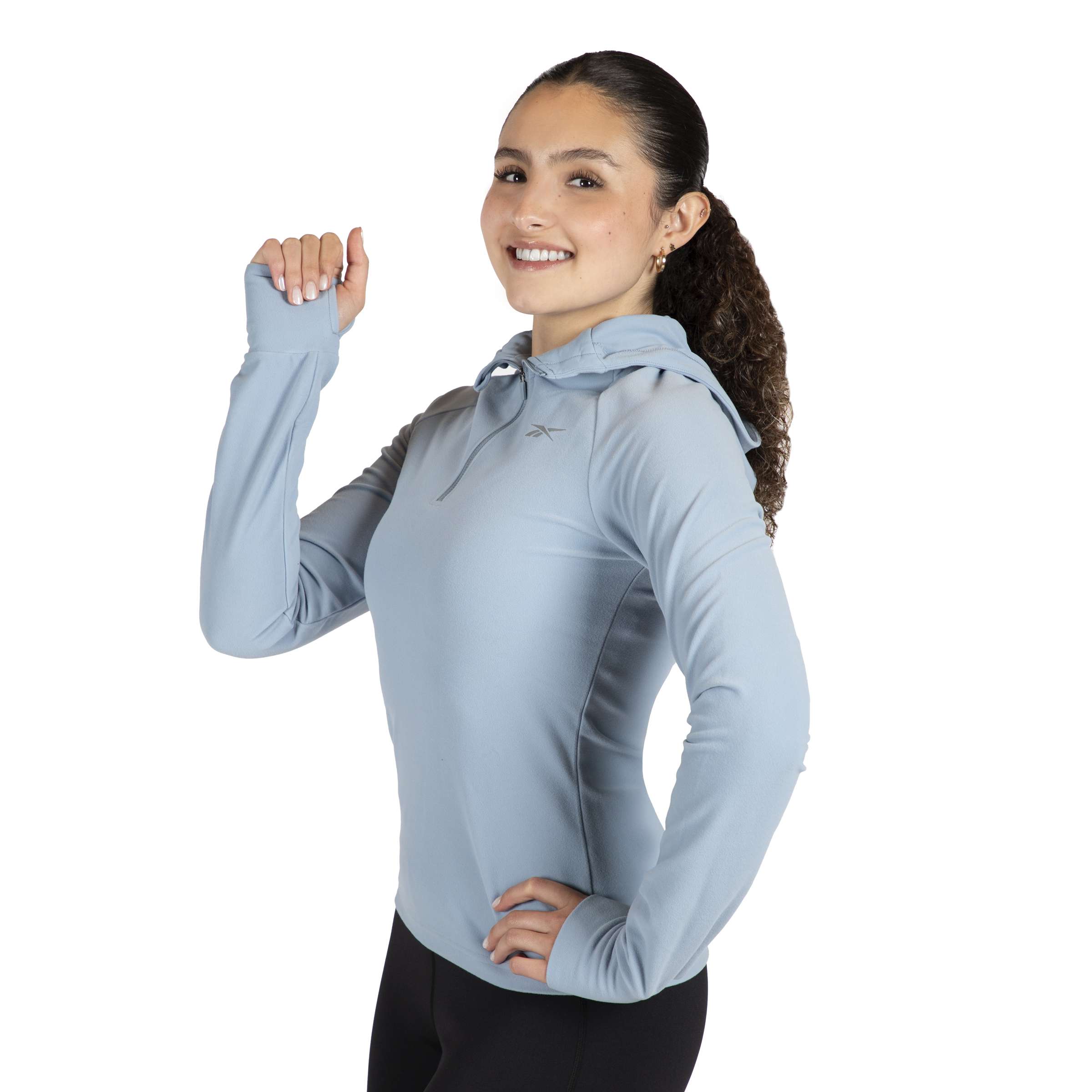 Sudadera media cremallera 3/4