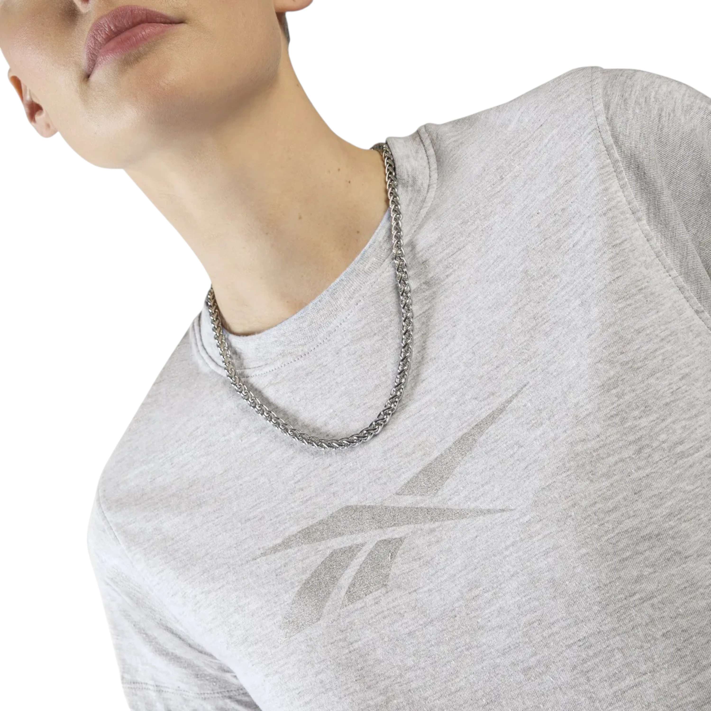Playera Id Metallic Print T-Shirt