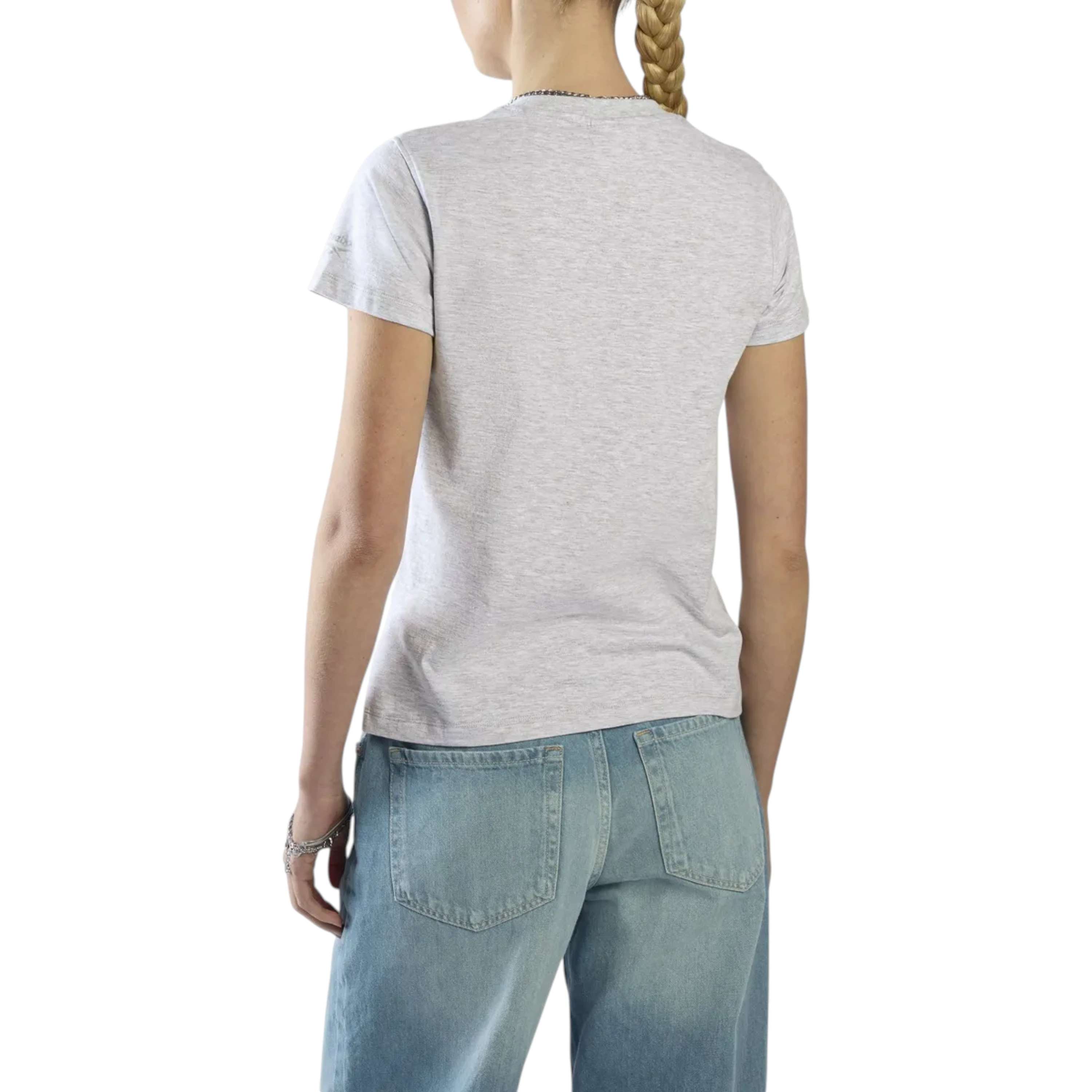 Playera Id Metallic Print T-Shirt