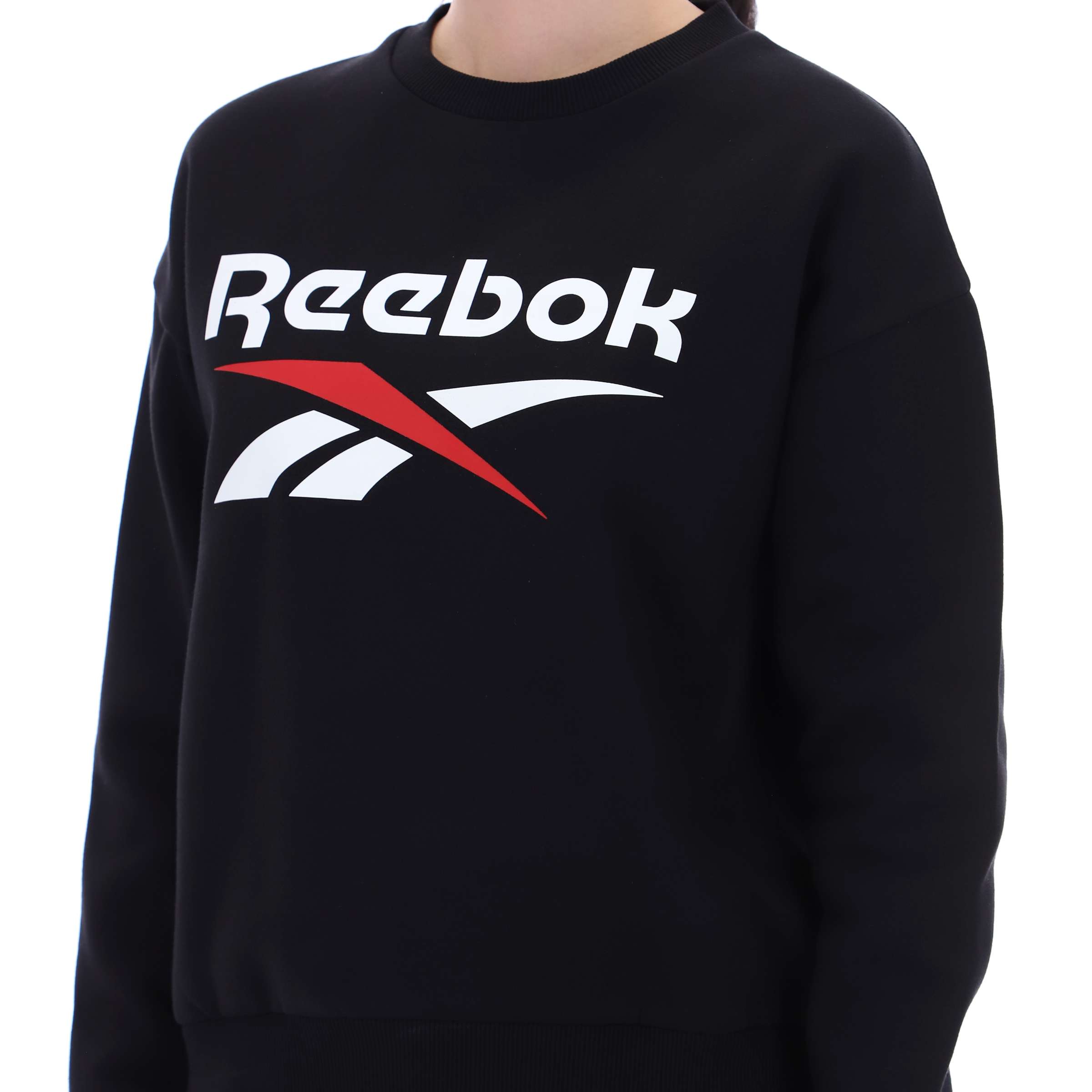 Sudadera Reagan Oversize de Cuello Redondo image number 4