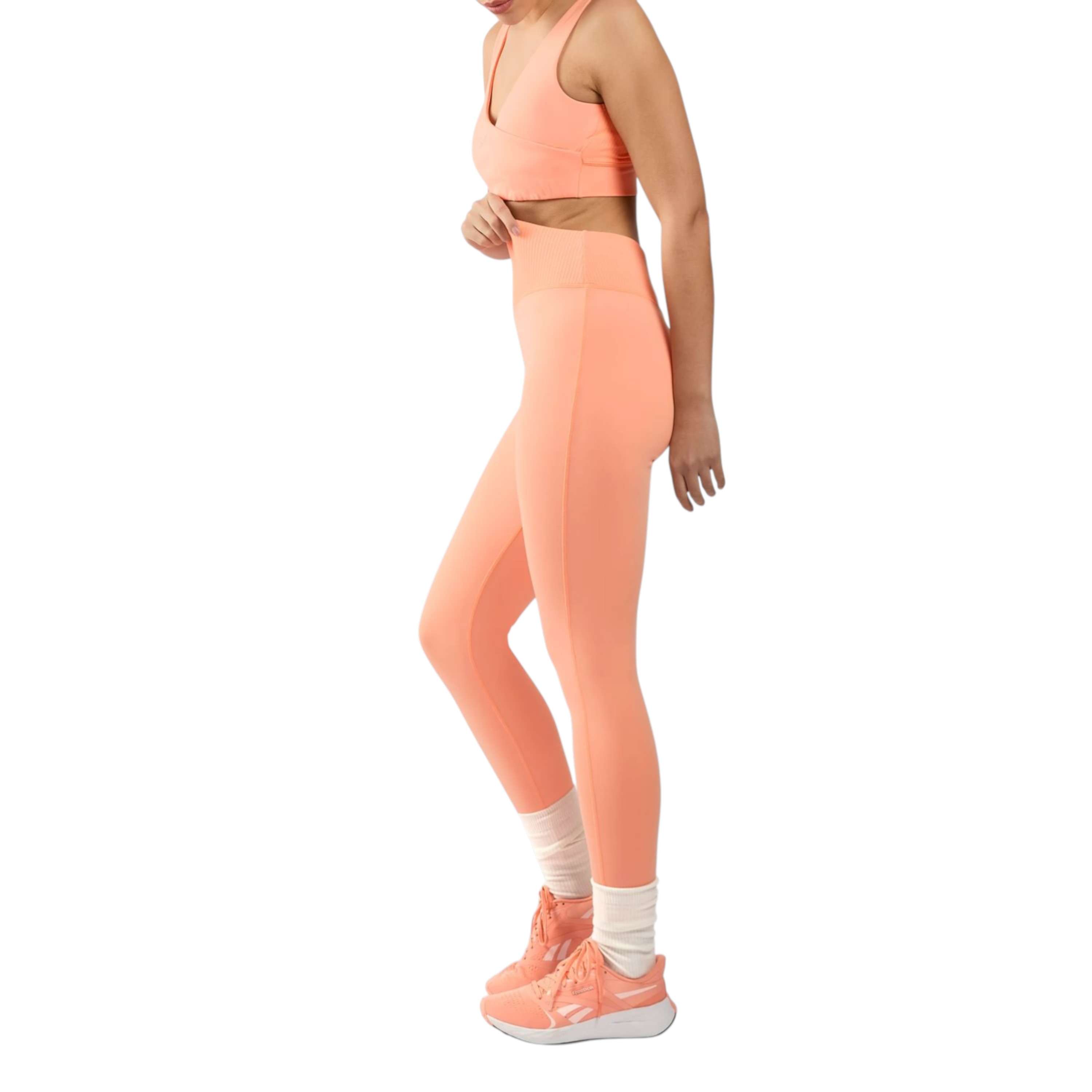 Leggings 7/8 LUX Peached tiro alto