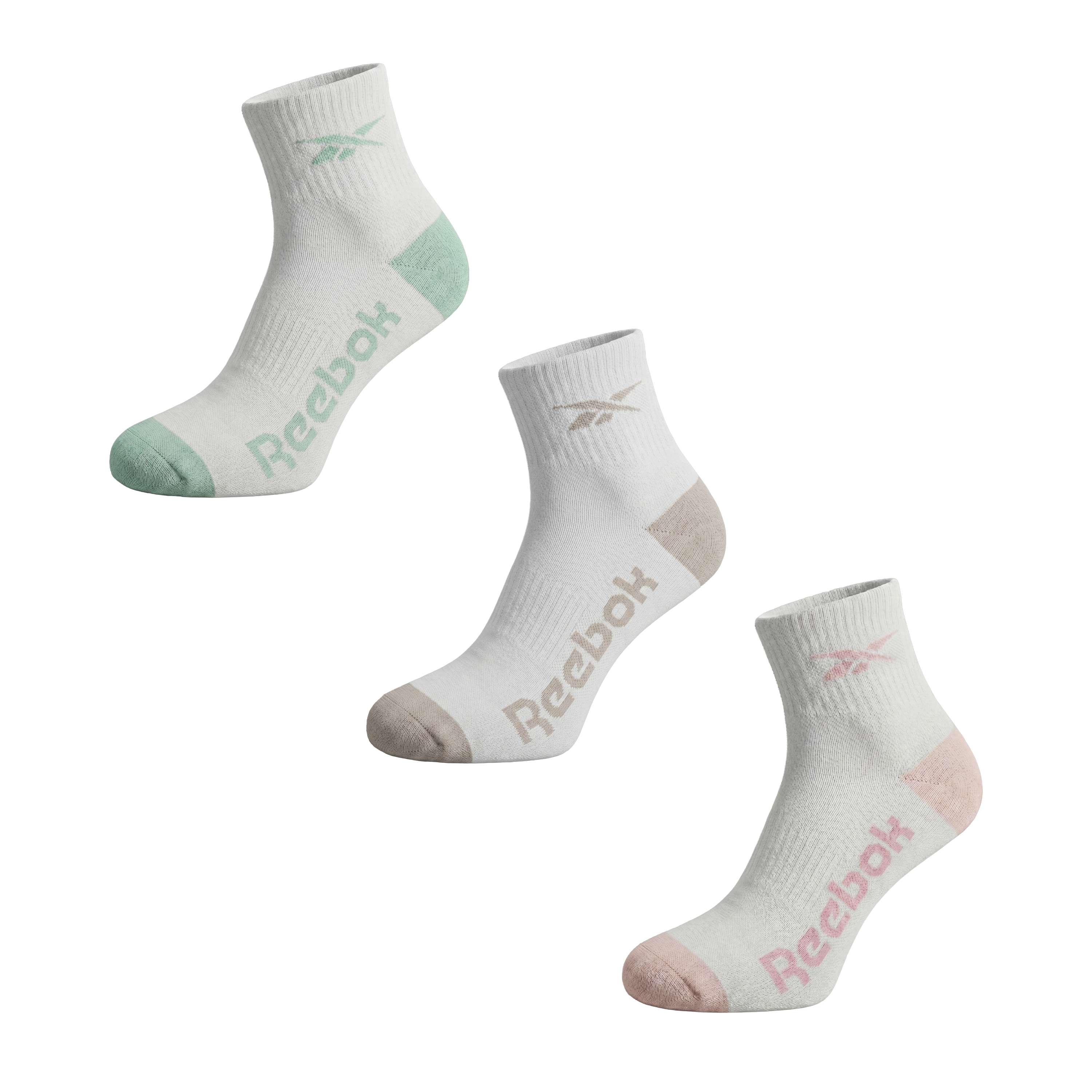 Calcetines Women 3 Pack Quarter Multicolor