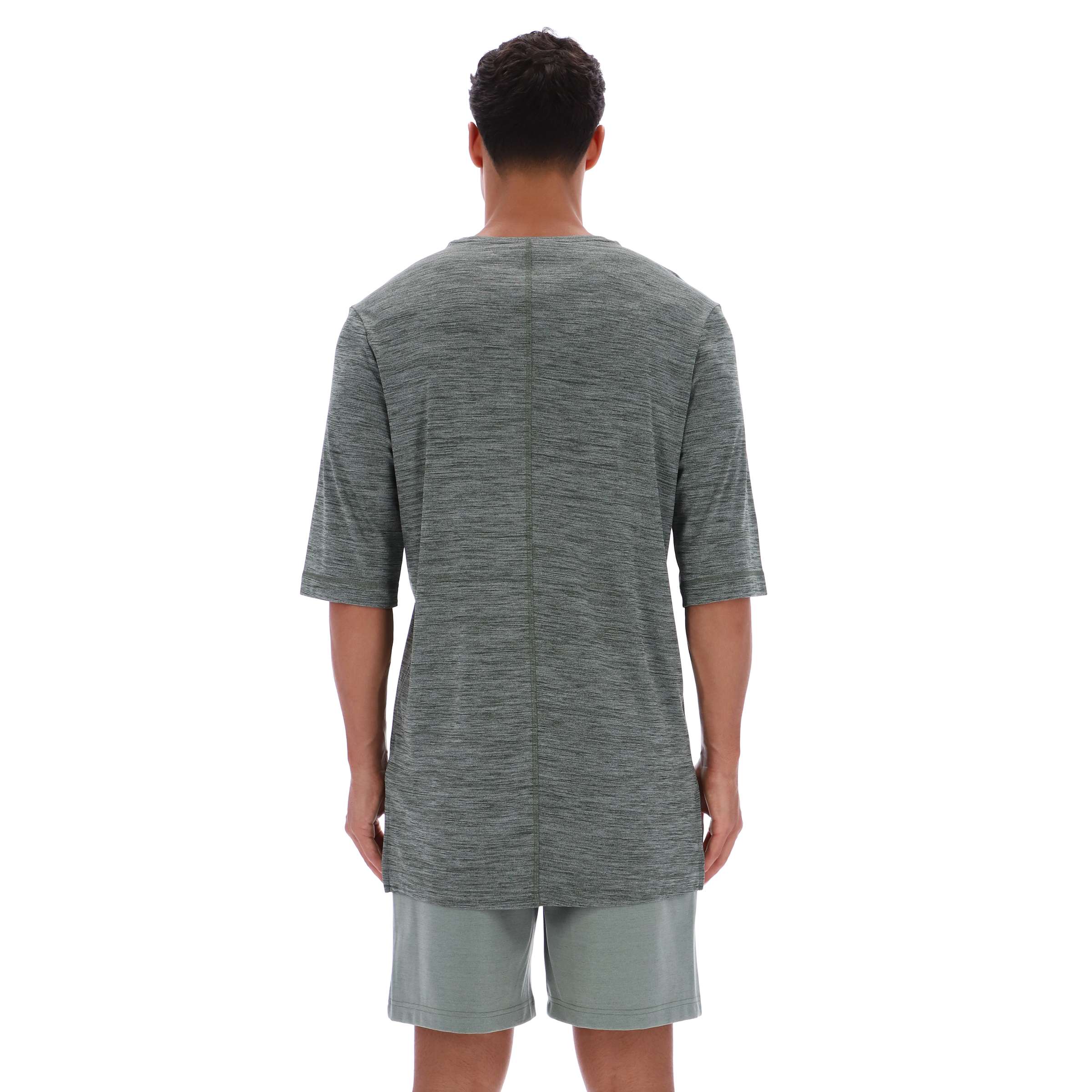 Playera larga relajada de yoga