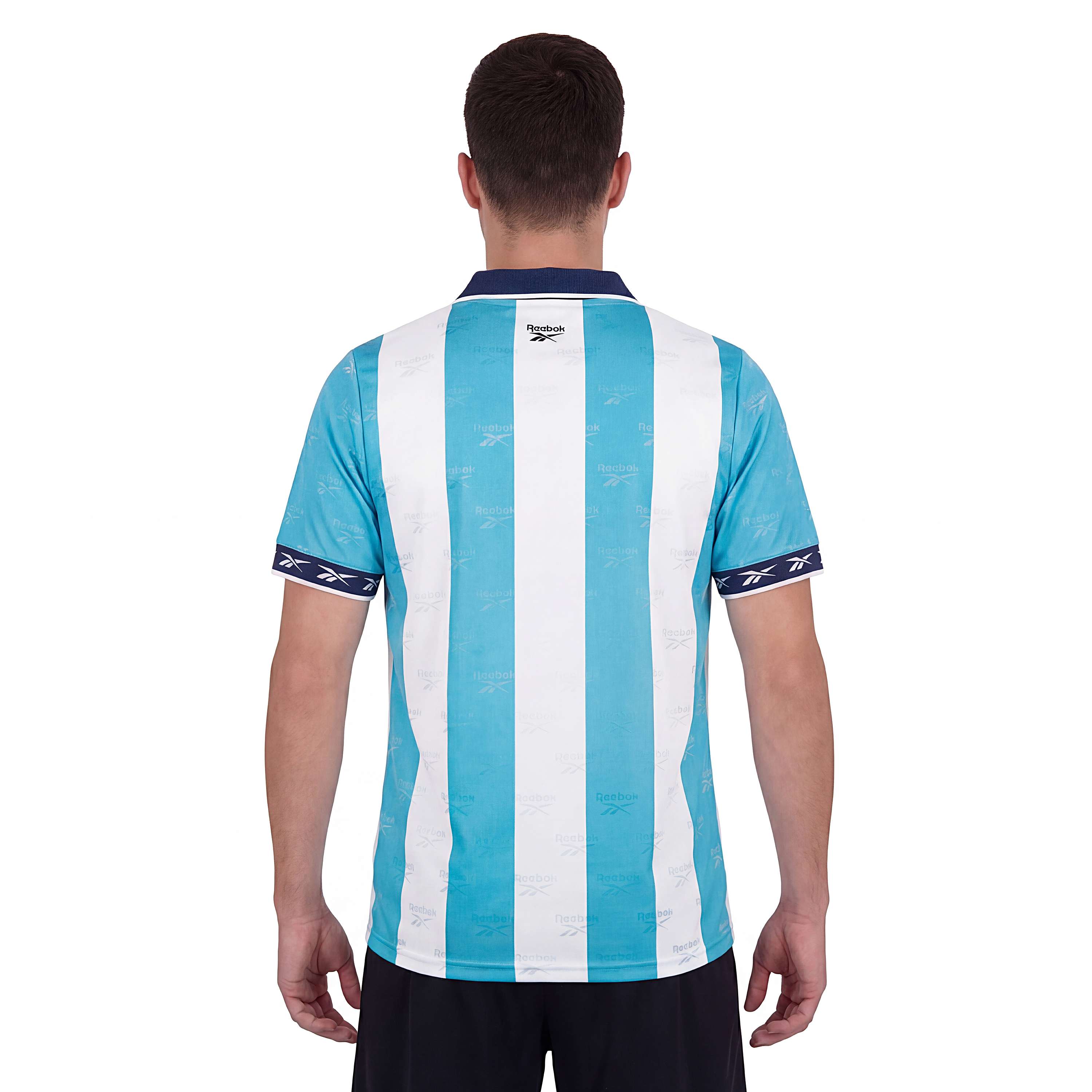 Jersey Retro Rayado Celeste