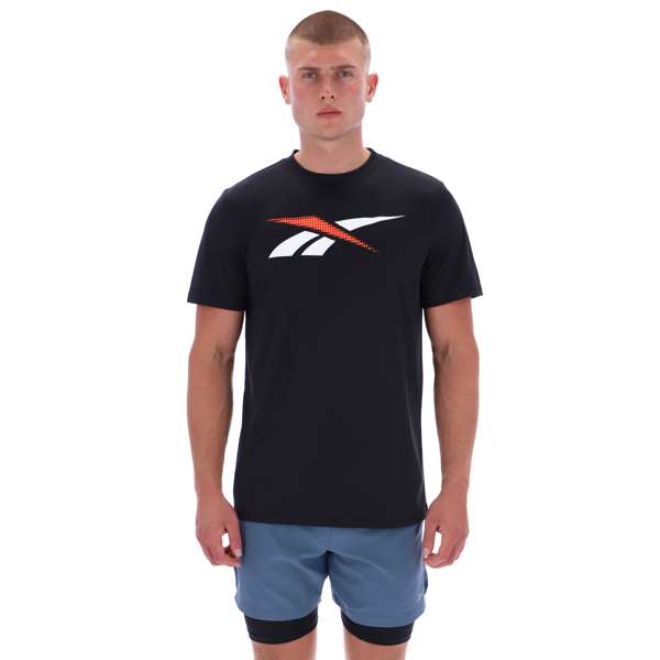 Playera de running manga corta con puntos Vector Playera de running manga corta con puntos Vector
