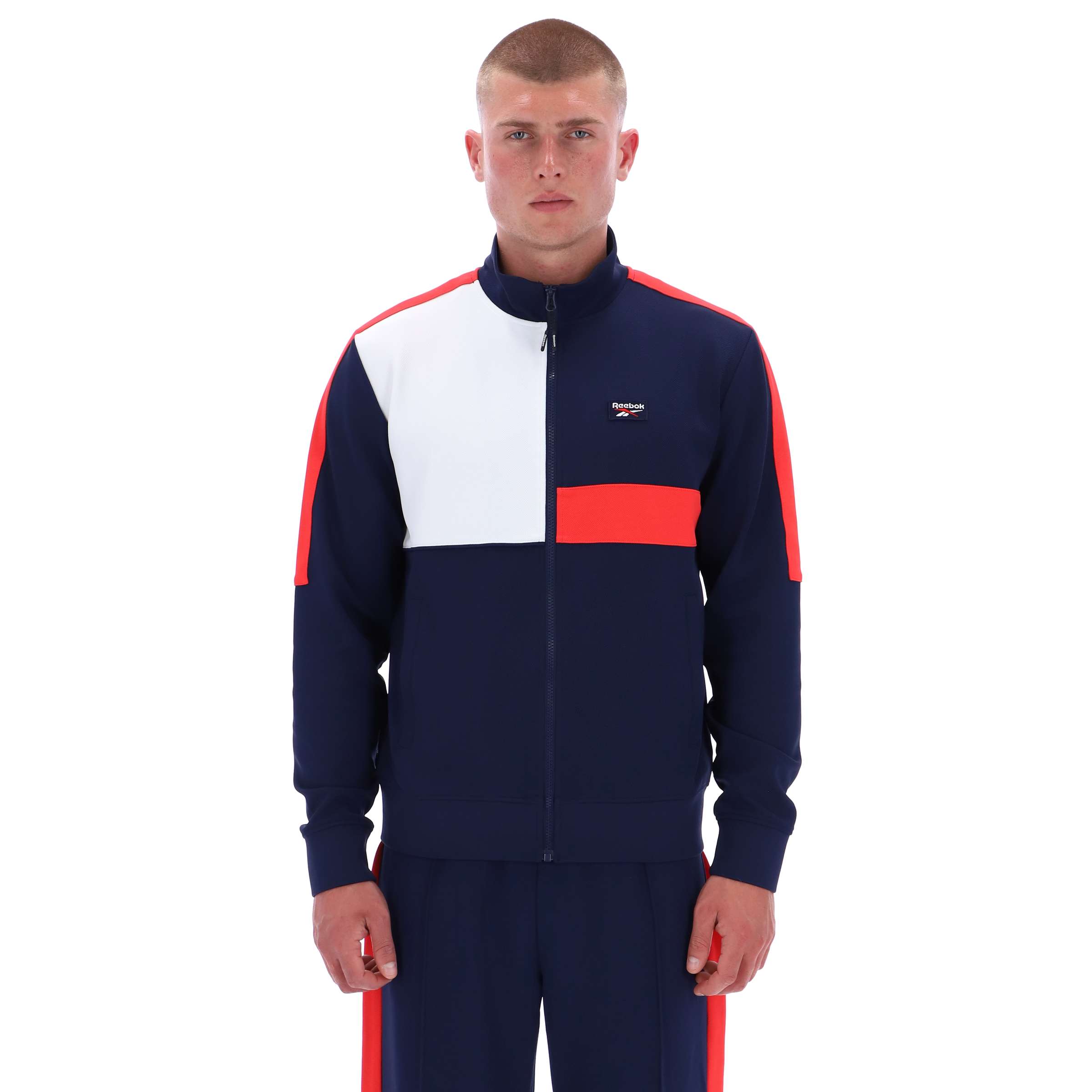 Chaqueta deportiva con bloques de color